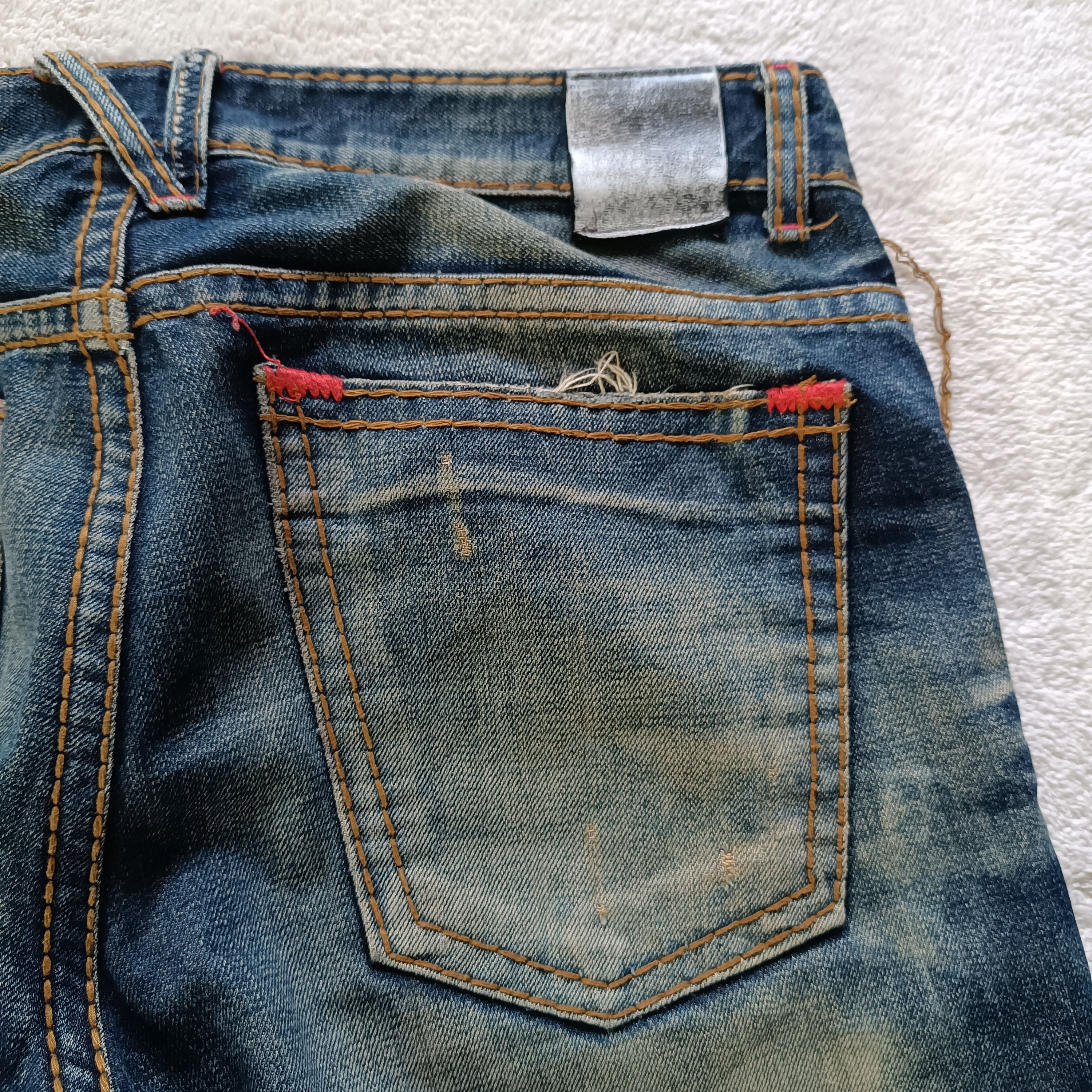 Japanese Brand × Vintage 🔥Vintage🔥 Japanese Brand DPSR Distressed Denim Jeans Size US 34 / EU 50 - 17 Thumbnail