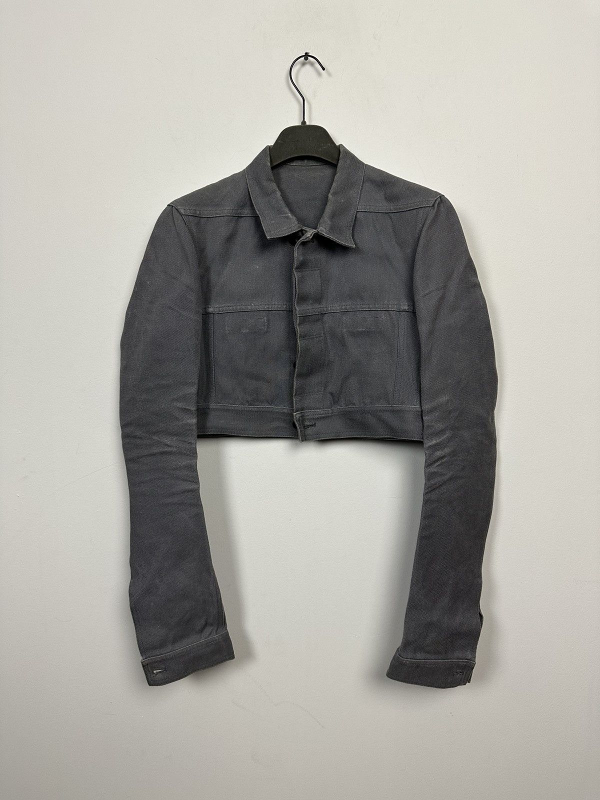 Rick Owens SS18 ‘DIRT’ Off-the-Runway Little Joe Jacket Size US M / EU 48-50 / 2 - 2 Thumbnail