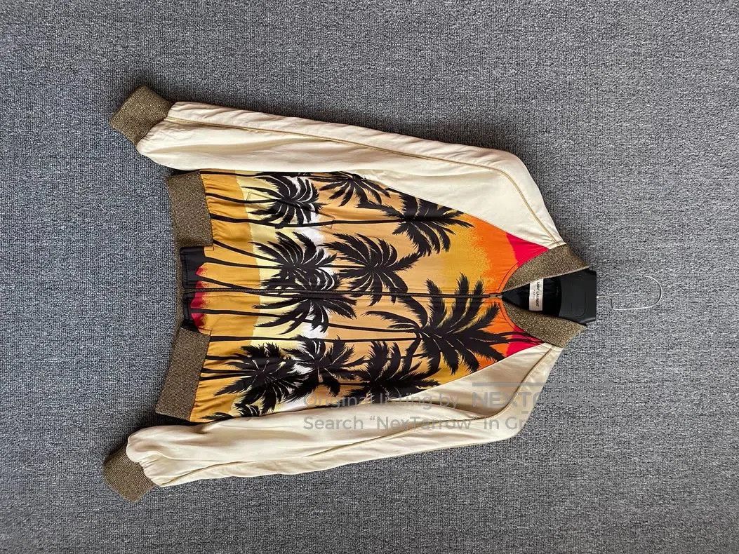 Saint Laurent Paris Saint Laurent Palm Tree Print Jacket . Size US M / EU 48-50 / 2 - 1 Thumbnail