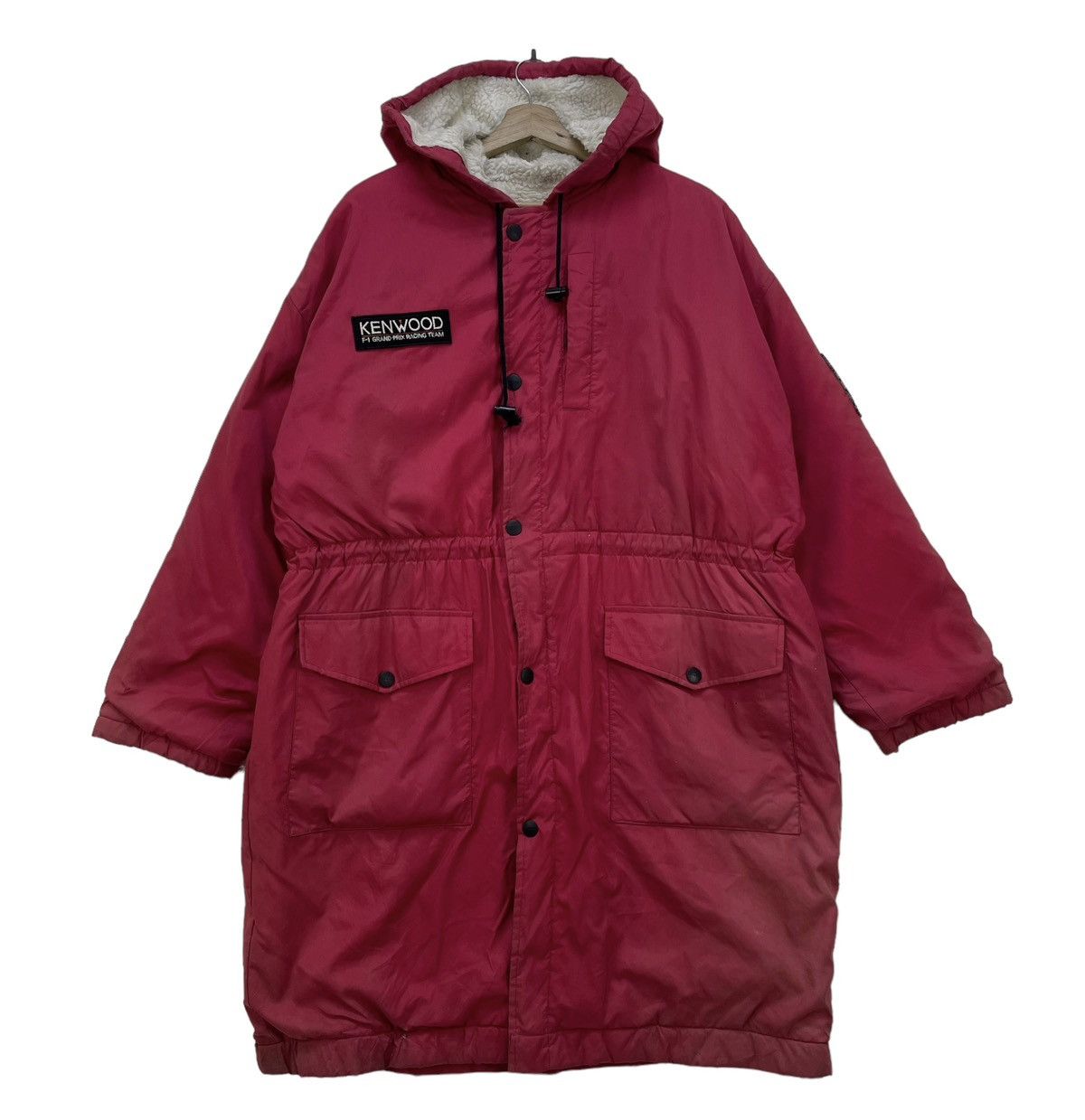 🤝 Vintage Kenwood Grand Prix F 1 Racing Team Faded Jacket