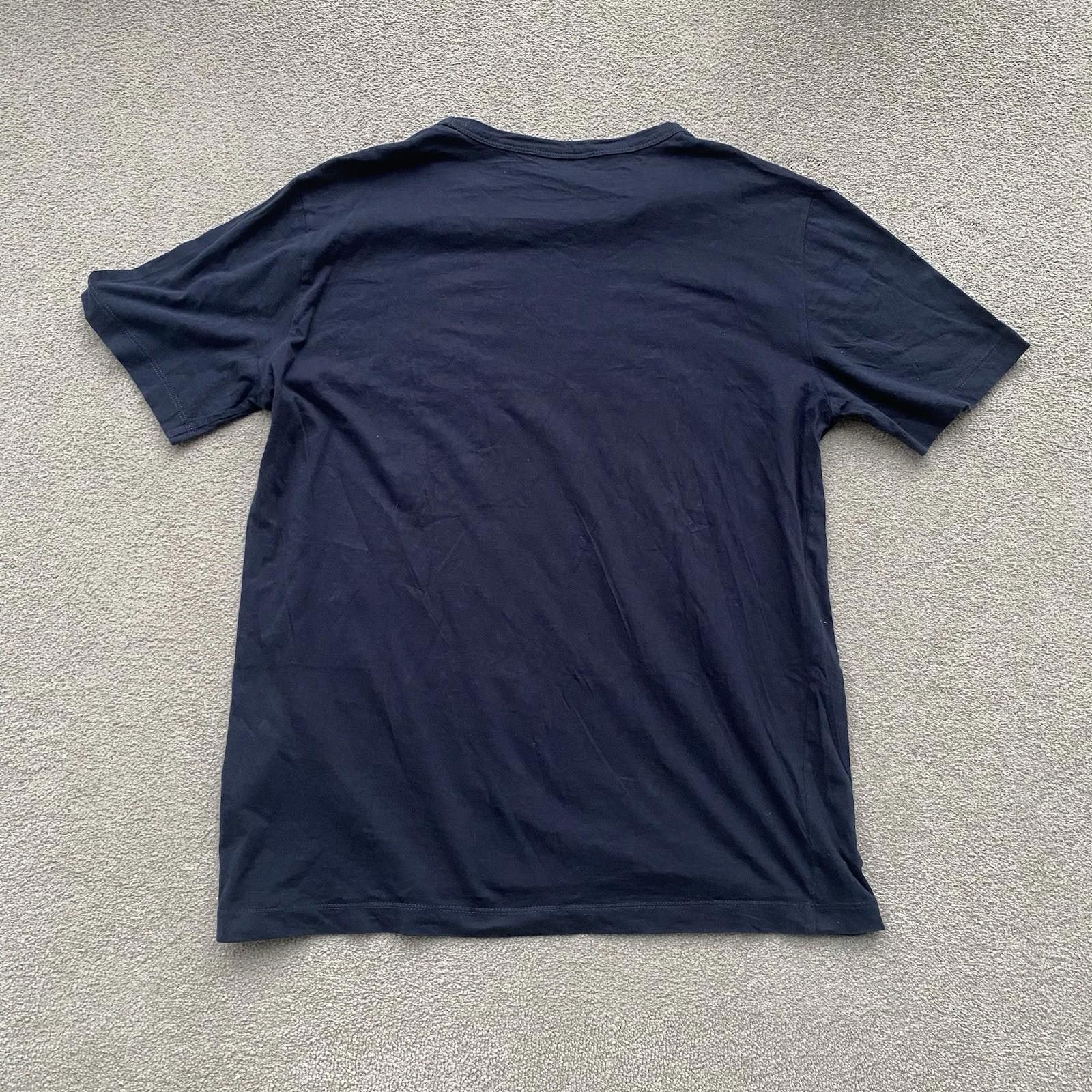 Prada Prada Milano Embroidered Men’s T-Shirt Navy Medium M Size US M / EU 48-50 / 2 - 5 Thumbnail