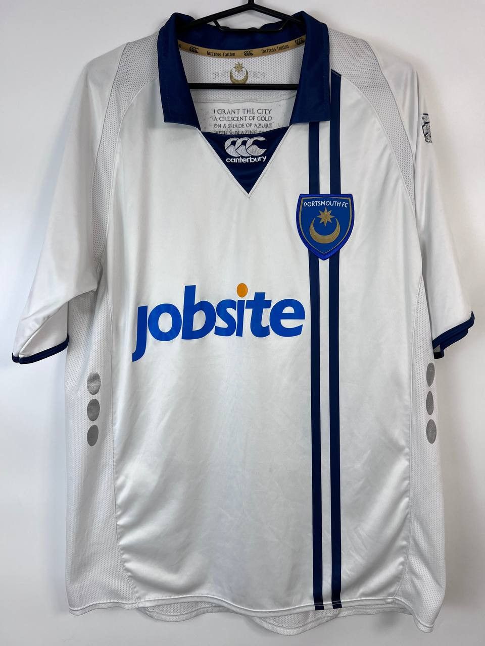 Canterbury of New Zealand Portsmouth 2009-10 Away Football Shirt Soccer Jersey Size L Size US L / EU 52-54 / 3 - 1 Thumbnail