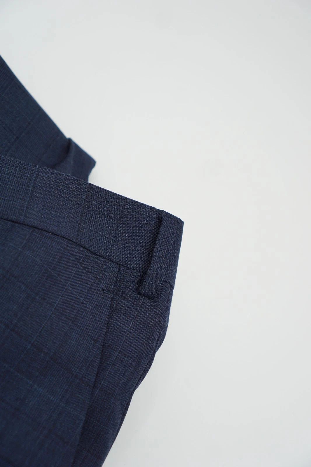 Suitsupply Men Suitsupply Pants Navy Wool Brescia Carlo Barbera US44S Size 44S - 4 Thumbnail