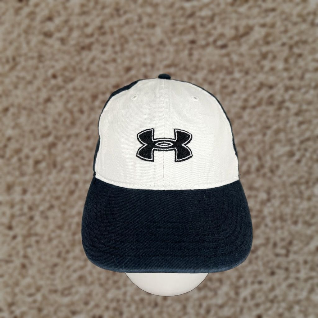 Under Armour Under Armour Hat Cap Strap Back Womens One Size Blue Embroidered Cotton Twill Size ONE SIZE - 1 Thumbnail