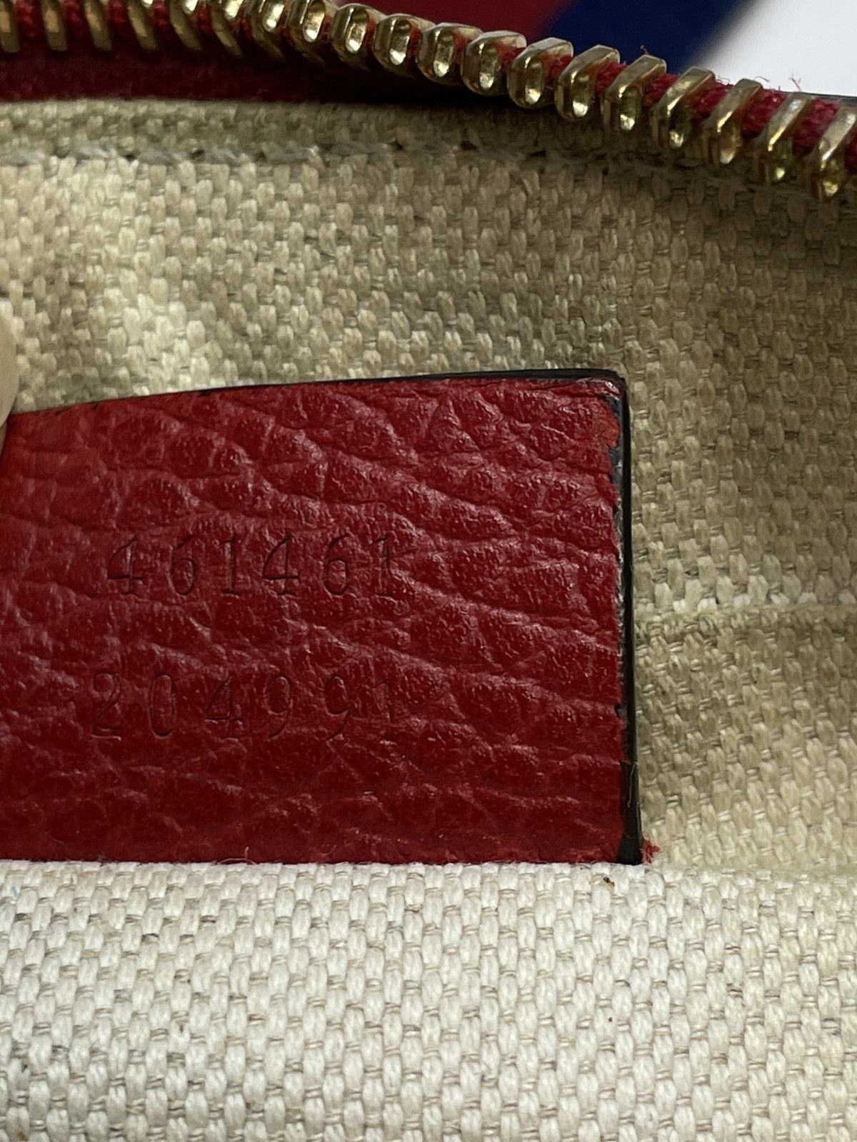 Gucci Gucci Red Leather Kingsnake Print Camera Bag Size ONE SIZE - 5 Thumbnail