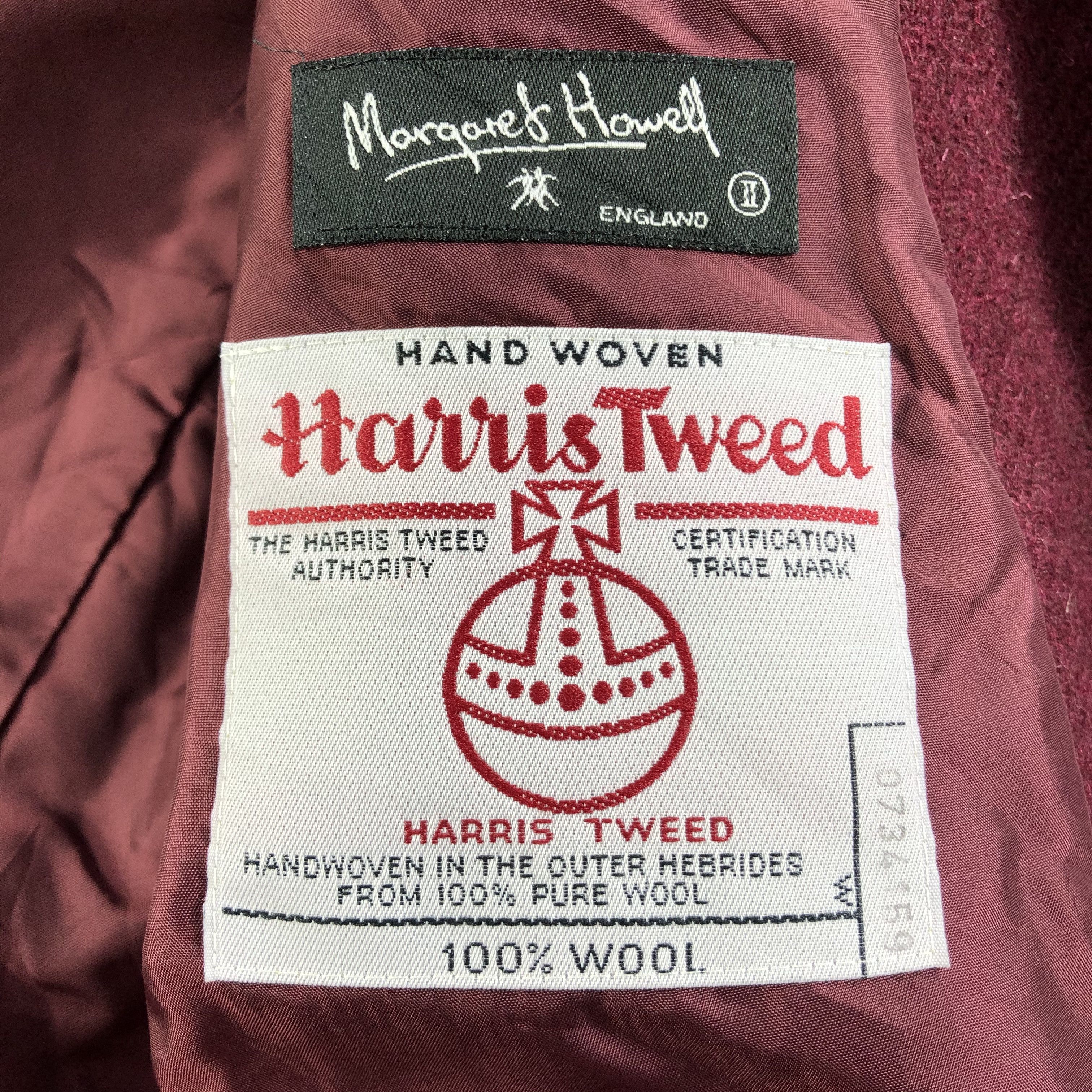 Margaret Howell Harris Tweed x Margaret Howell Wool Peacoat Jacket JC320 Size M / US 6-8 / IT 42-44 - 5 Thumbnail
