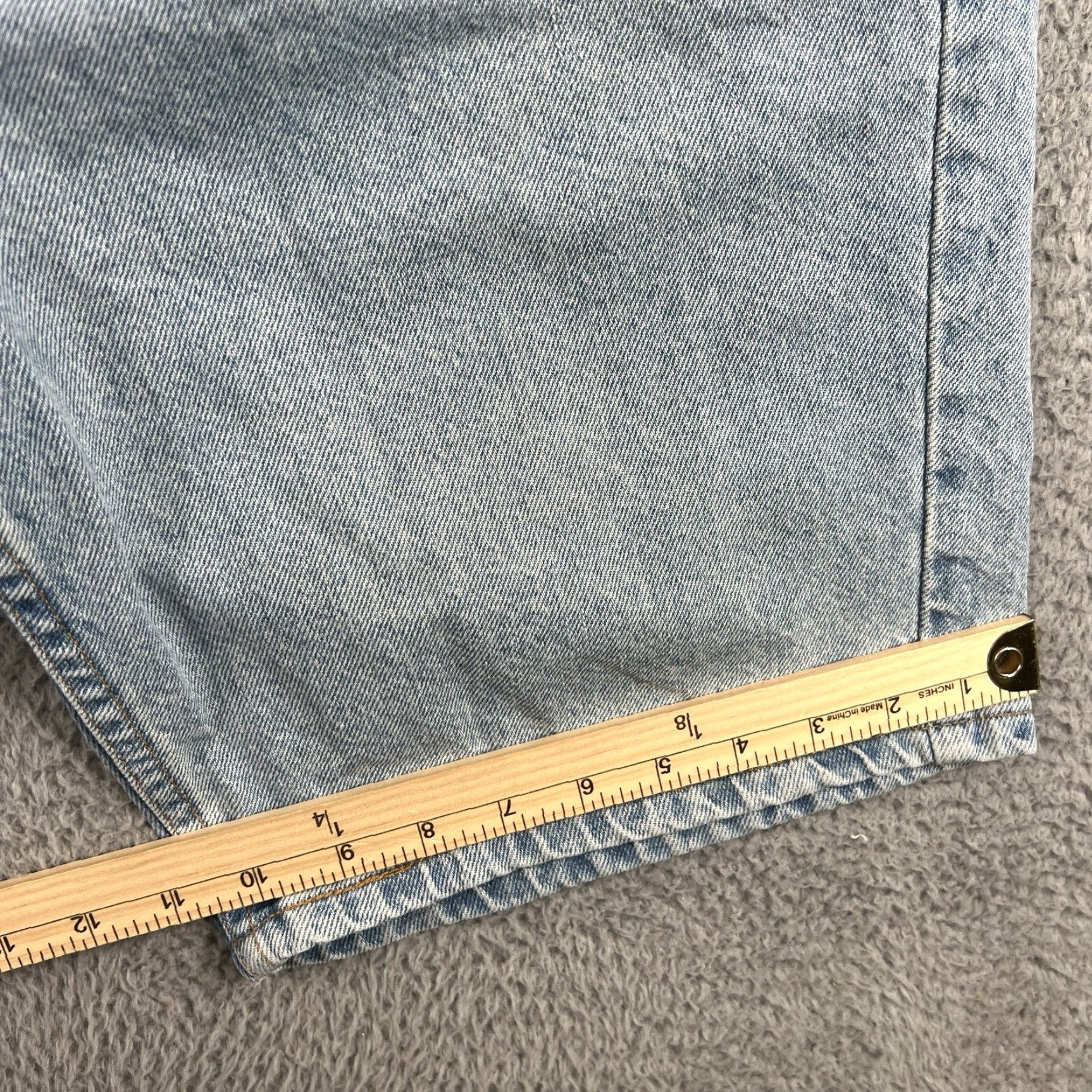 Levi's VINTAGE Levi's 505 Shorts 38 Regular Fit Light Wash Denim Skate Grunge 90s Mens Size US 38 / EU 54 - 2 Thumbnail