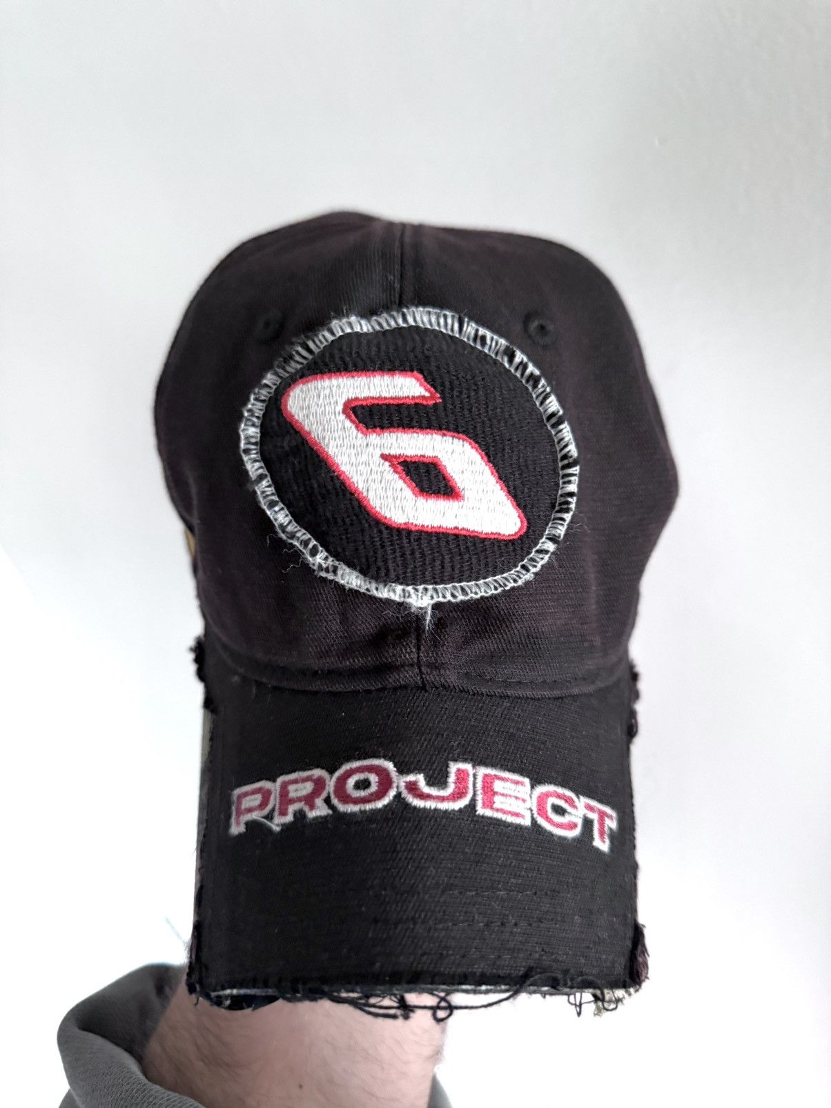 PROJECT G/R BANDANA LAYERED CAP - BLACK hat | Grailed