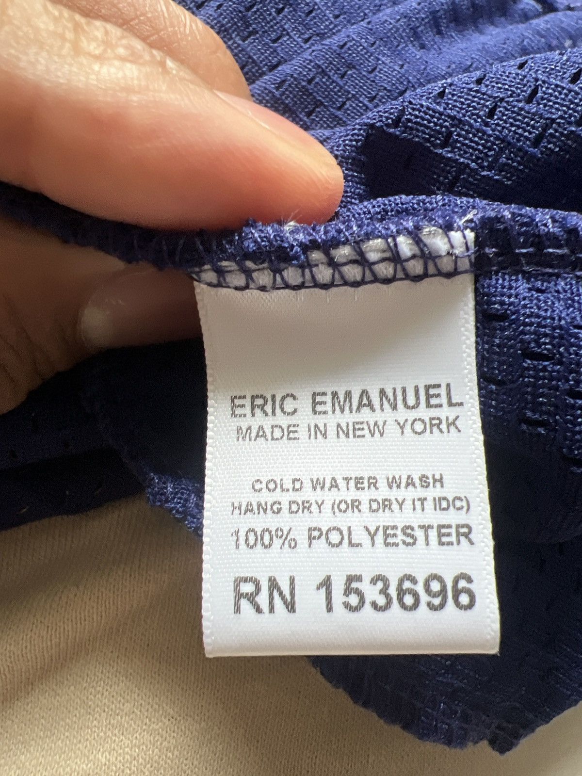 Eric Emanuel Beacon Blue EE XL Size US 31 - 7 Thumbnail