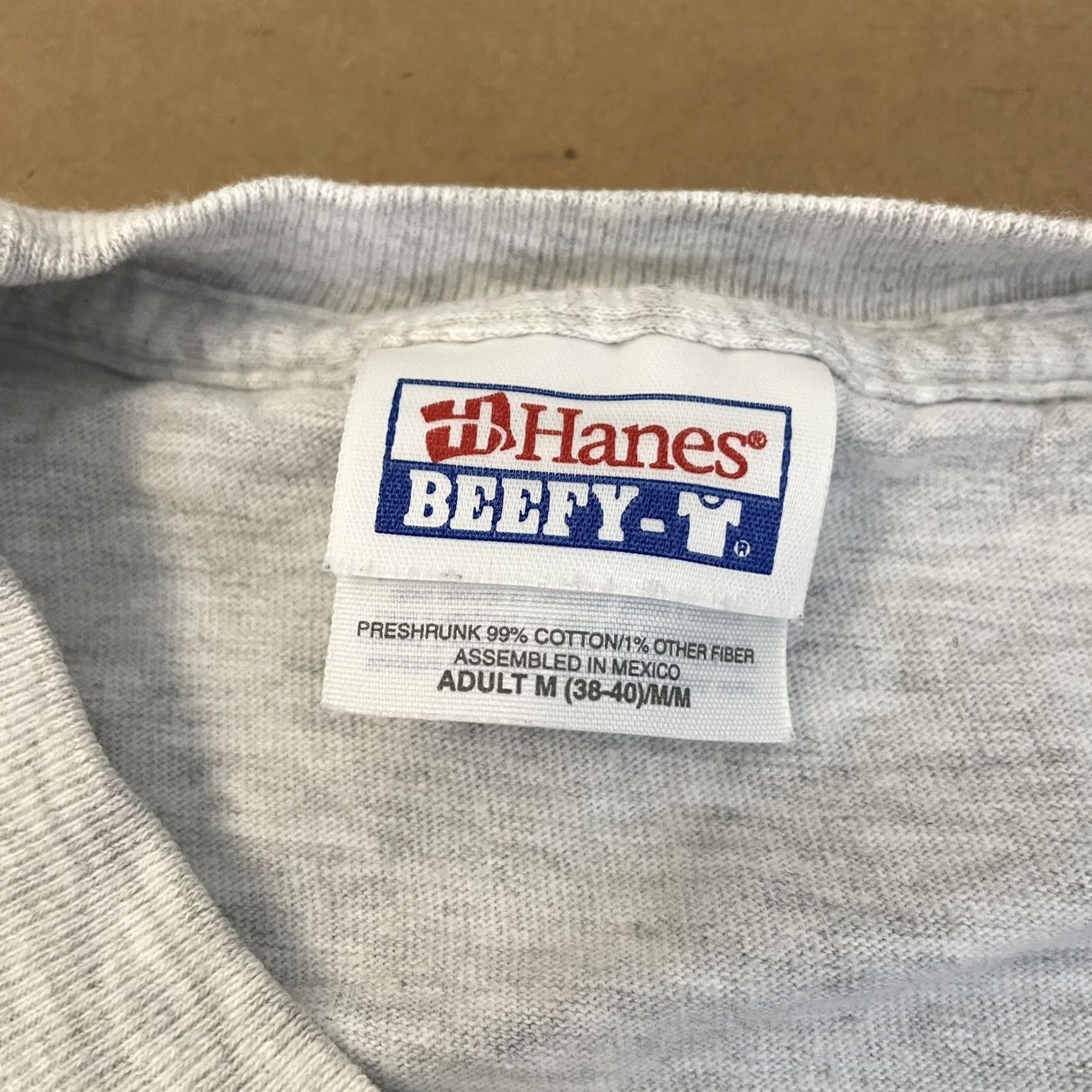 Hanes Hanes Clean Energy Shirt Adult Medium Gray Wind Power Short Sleeve Pocket Y2K Mens Size US M / EU 48-50 / 2 - 6 Thumbnail