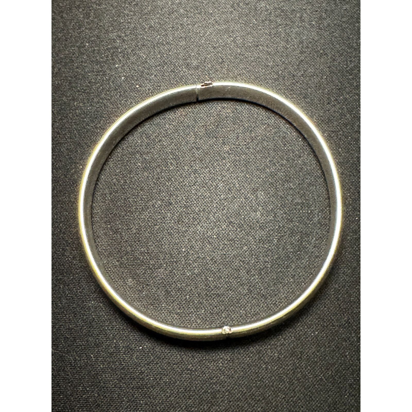 Sterling Silver Vintage Marathon Silver Brushed Sterling Silver Bracelet Adj Size ONE SIZE - 1 Thumbnail