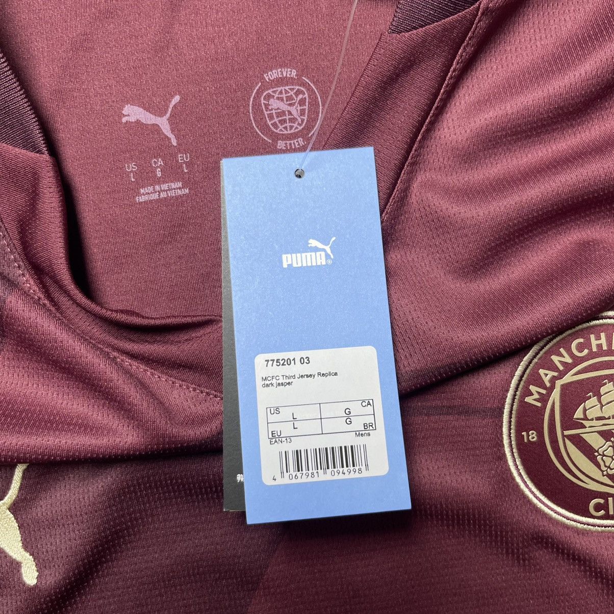 Puma MAN CITY PUMA 2024/2025 FOOTBALL THIRD JERSEY #17 DE BRUYNE Size US L / EU 52-54 / 3 - 6 Thumbnail
