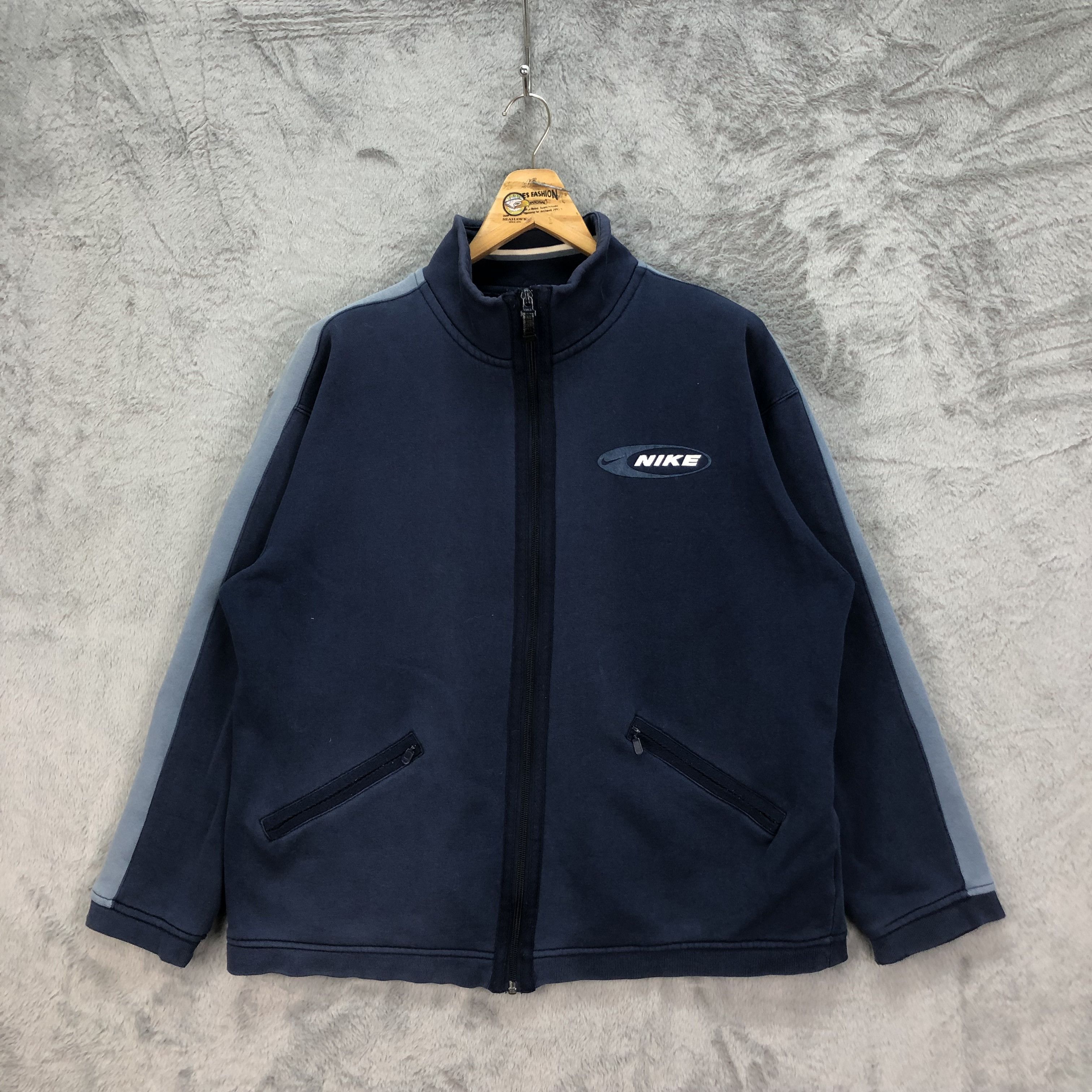 Nike VINTAGE NIKE SILVER TAG TRACK TOP JACKET #4996-35 Size US L / EU 52-54 / 3 - 1 Thumbnail