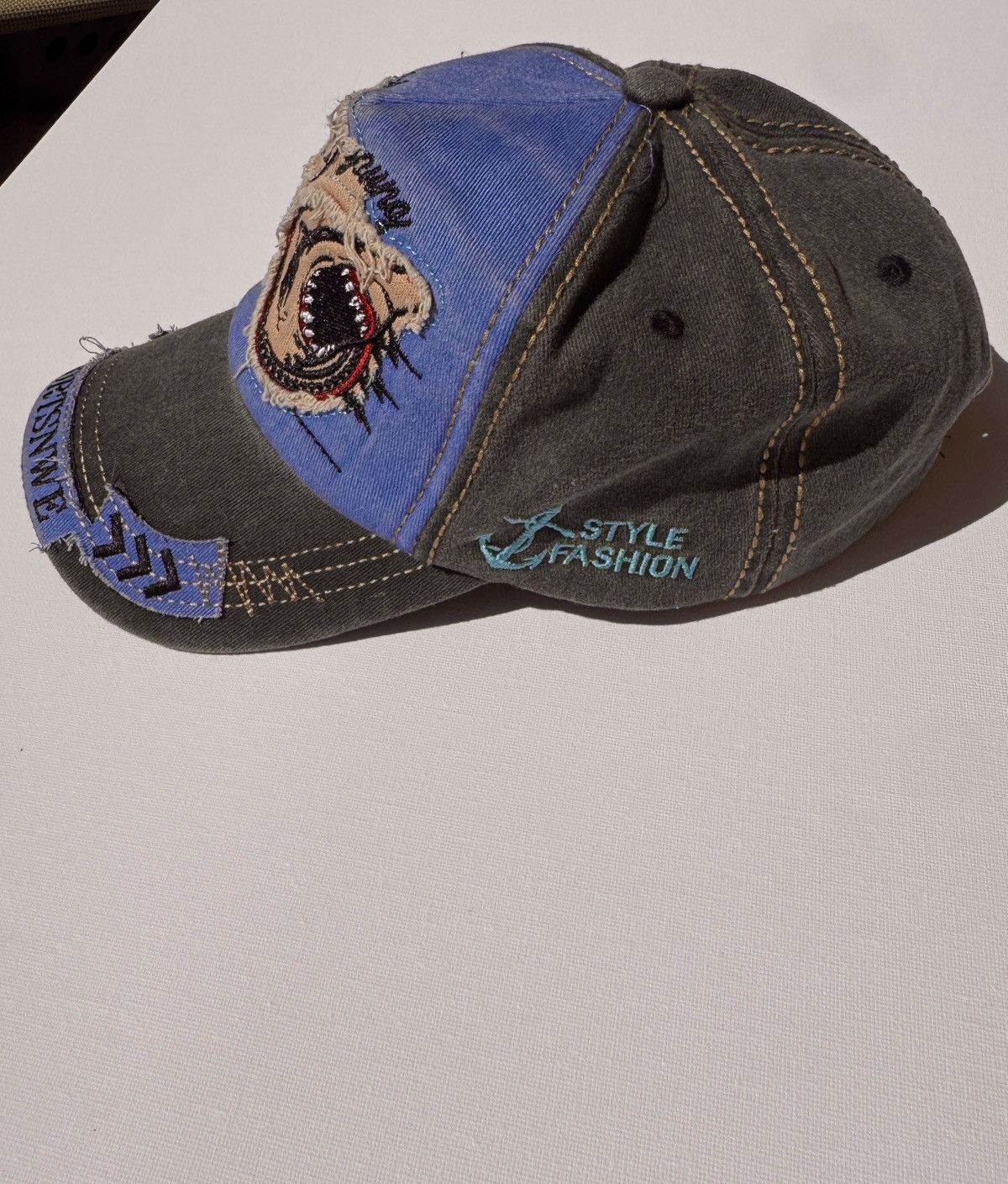 Vintage Sharks hat Size ONE SIZE - 2 Thumbnail