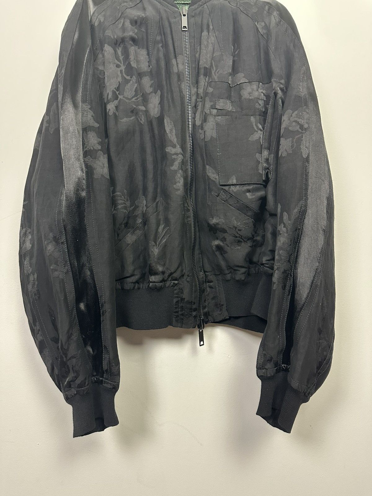 Haider Ackermann Reversible Brocade Bomber Jacket Size US L / EU 52-54 / 3 - 3 Thumbnail