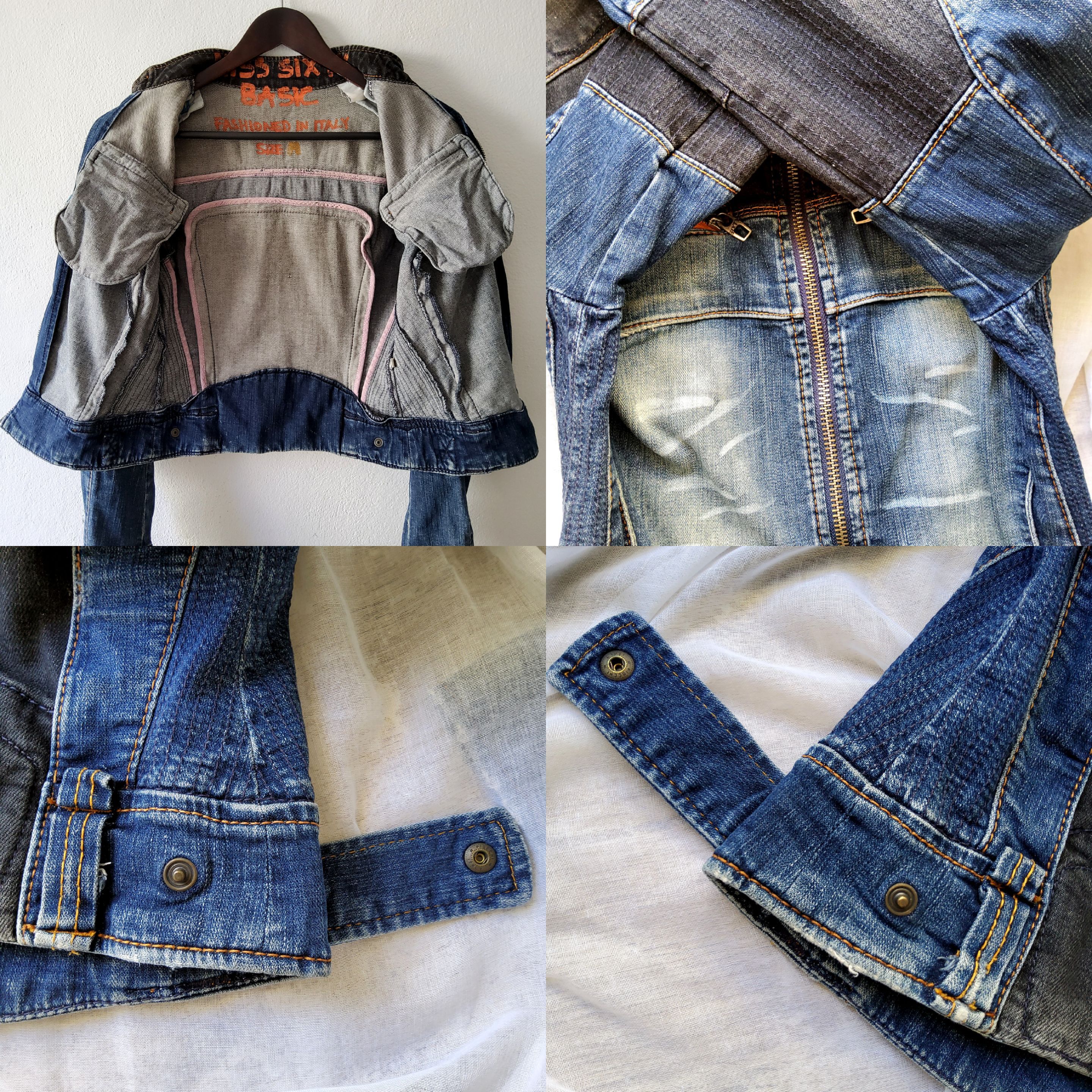 Miss Sixty Miss Sixty rare vintage y2k moto racer biker denim jacket Size M / US 6-8 / IT 42-44 - 8 Thumbnail