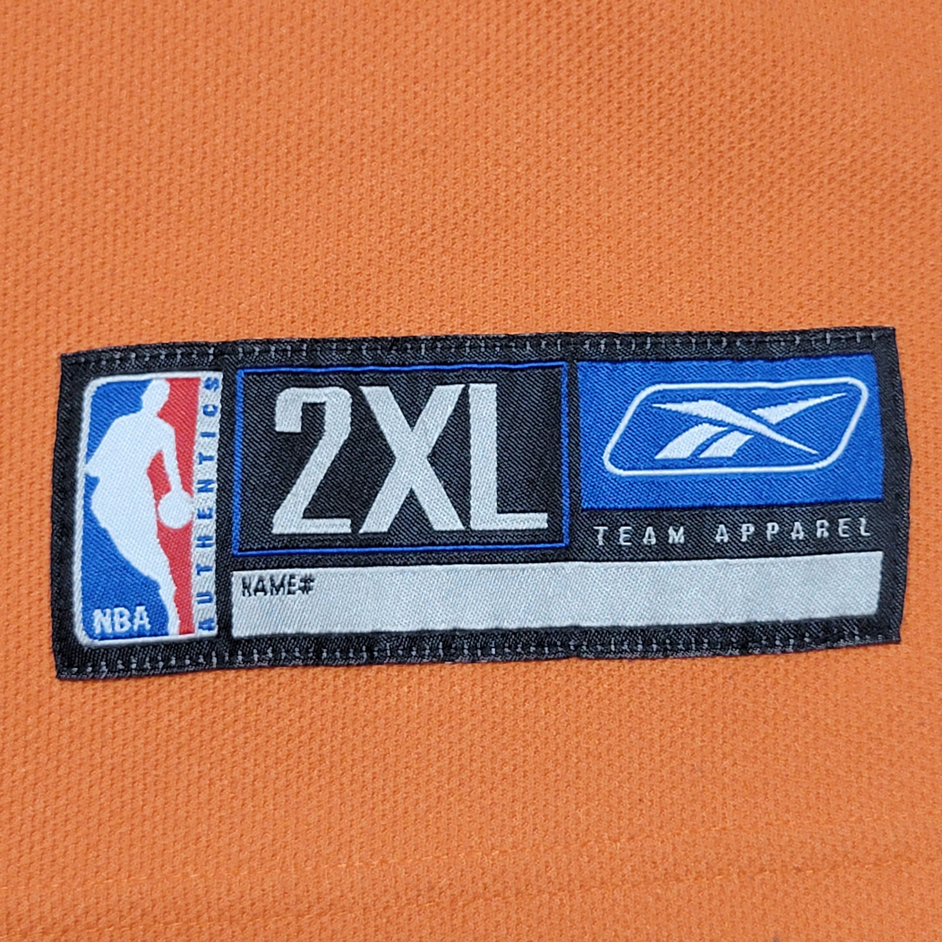 NBA NBA Reebok PHX Orange Henley Jersey - Size 2XL Size US XXL / EU 58 / 5 - 4 Thumbnail