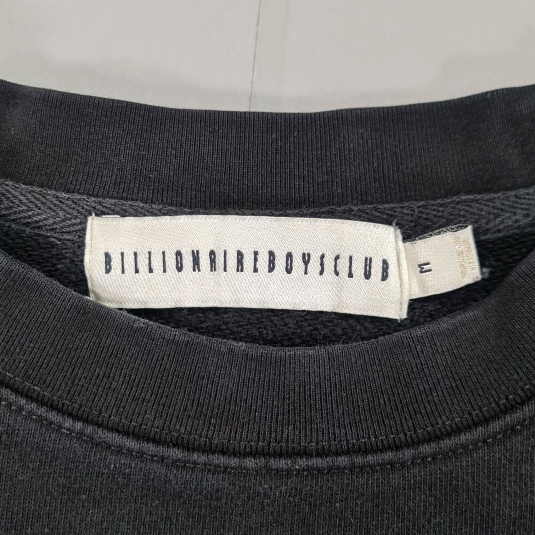 Billionaire Boys Club Billionaire Boys Club Mens Sweatshirt Black M Cotton Crew Neck Logo Pullover Regular Fit Long Sleeve Sweatshirt Size US M / EU 48-50 / 2 - 3 Thumbnail