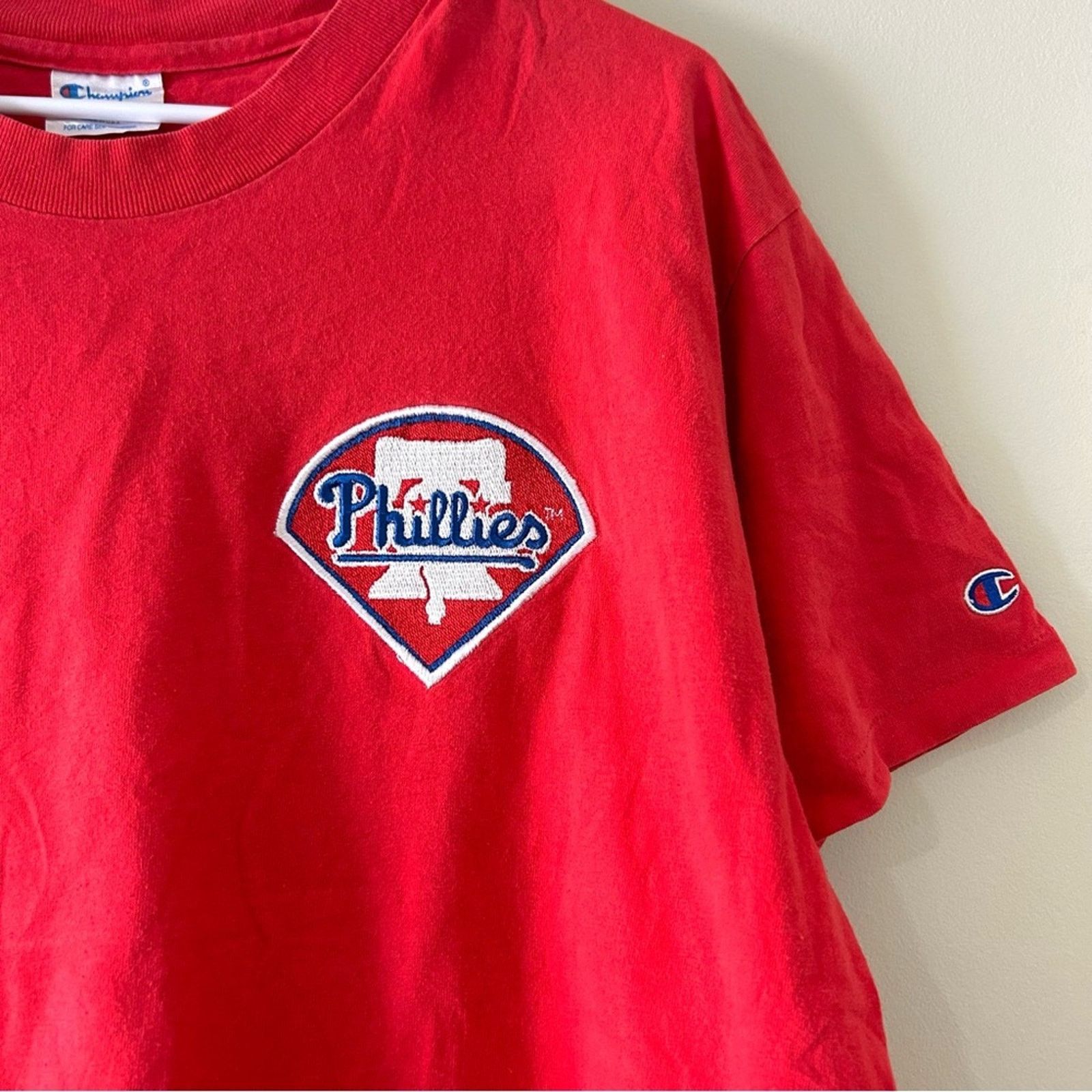 Champion Vintage Champion Philadelphia Phillies Baseball Shirt Size US L / EU 52-54 / 3 - 2 Thumbnail