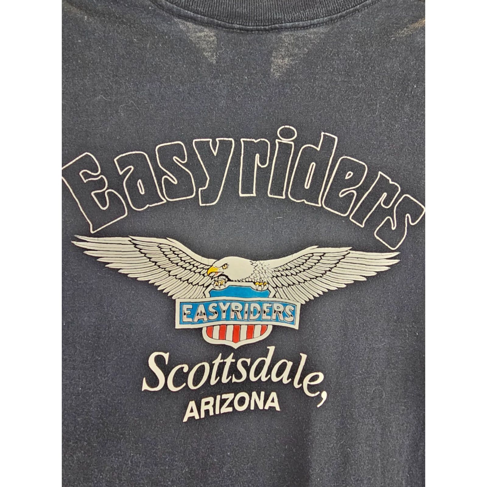 Harley Davidson VINTAGE Harley-Davidson EasyRiders MOTORCYCLE BLACK COTTON T-SHIRT SZ XLARGE Men Shirt Short Sleeve Logo 89' Size US XL / EU 56 / 4 - 8 Thumbnail