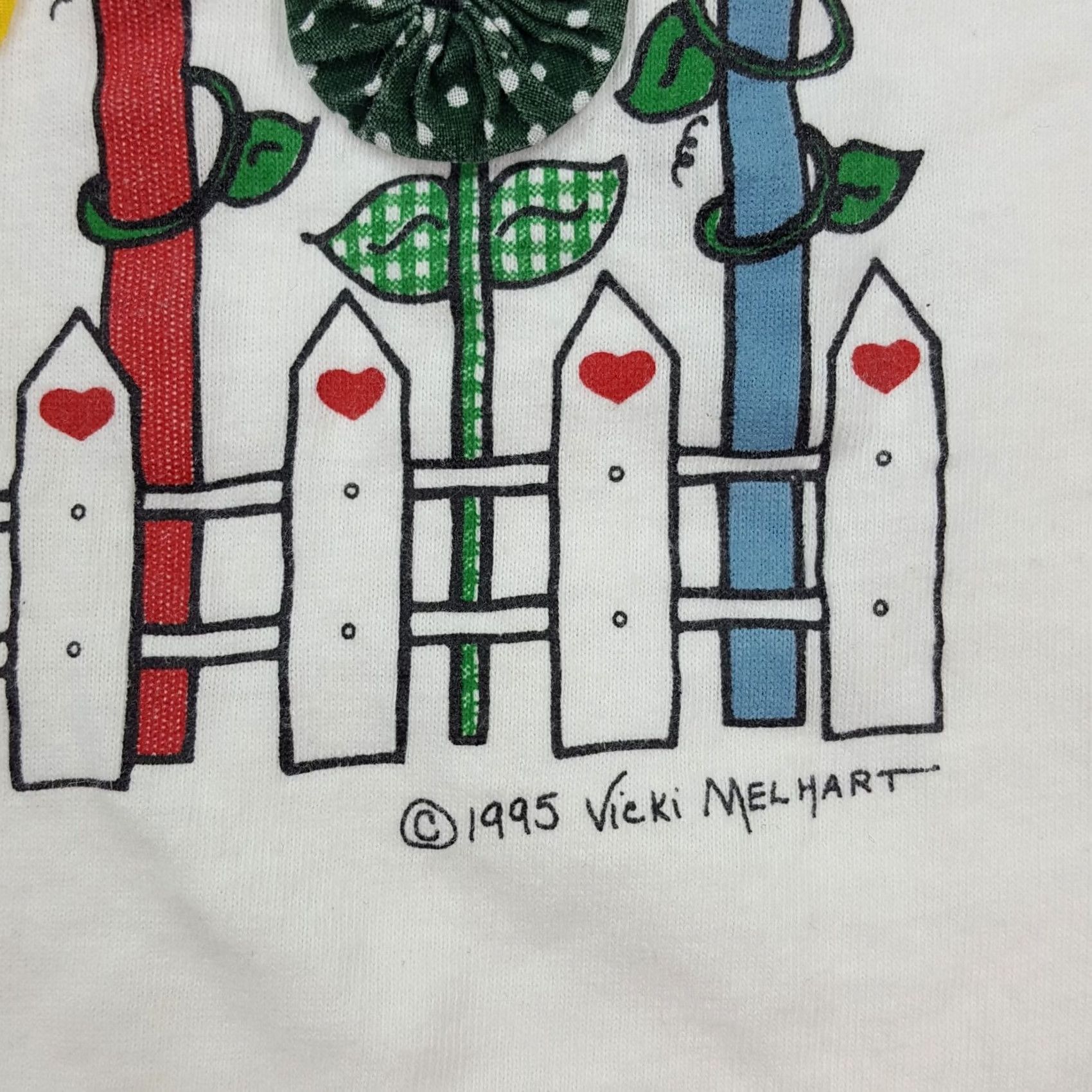 Vintage VINTAGE Alore T-Shirt Unisex Adults 90s Bird Flower White Size S USA Made Graphic Print Size US S / EU 44-46 / 1 - 5 Thumbnail
