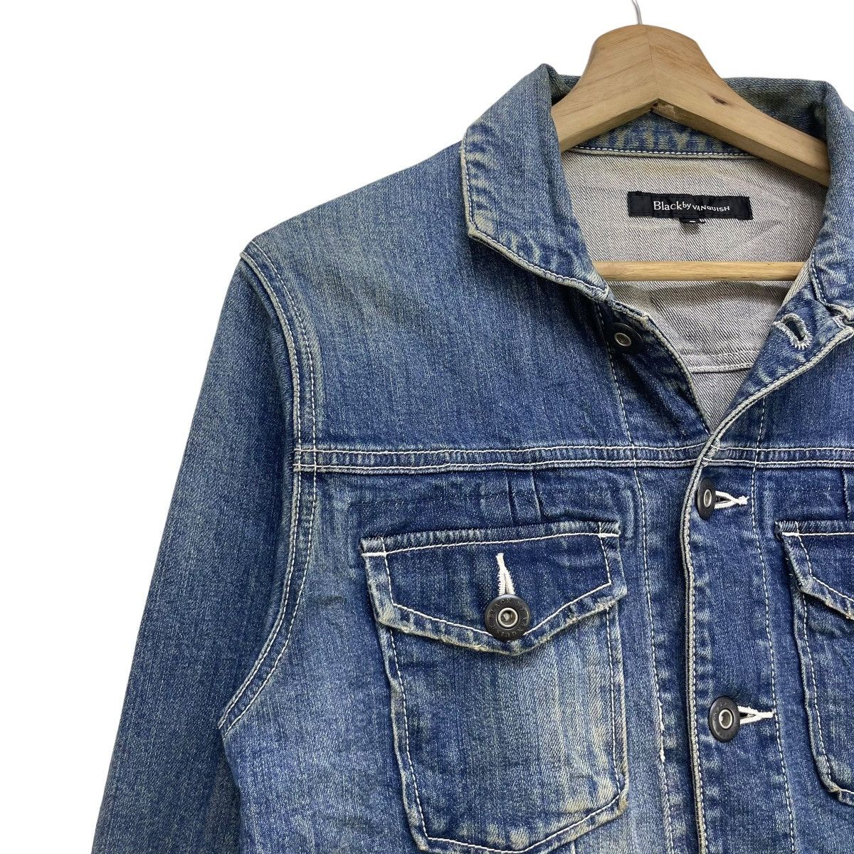 Attachment Black By Vanquish Trucker Denim Jacket Size US S / EU 44-46 / 1 - 3 Thumbnail