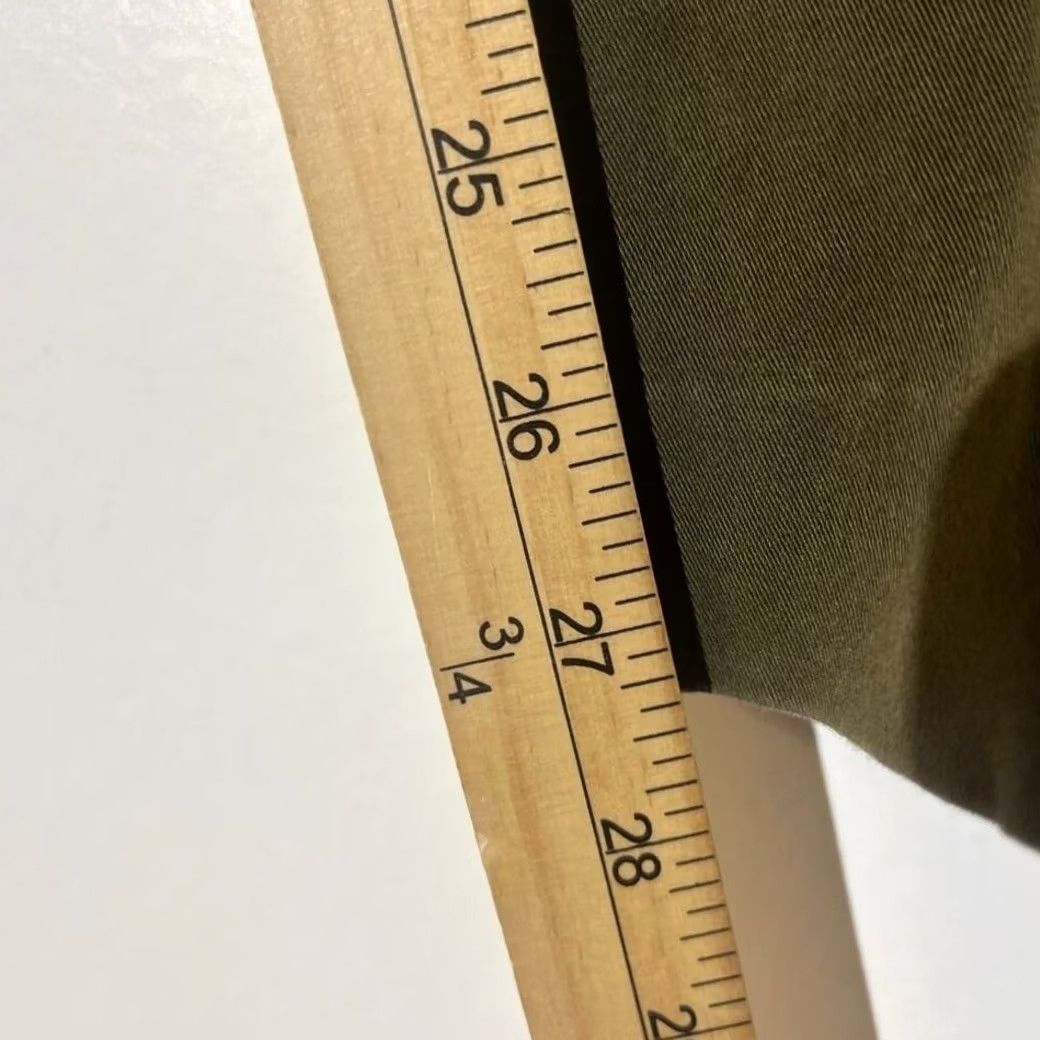 Ralph Lauren VINTAGE Lauren Ralph Lauren Slim Fit Zipper Pockets Olive Green Pants Women's Size 6P Size 28" / US 6 / IT 42 - 6 Thumbnail