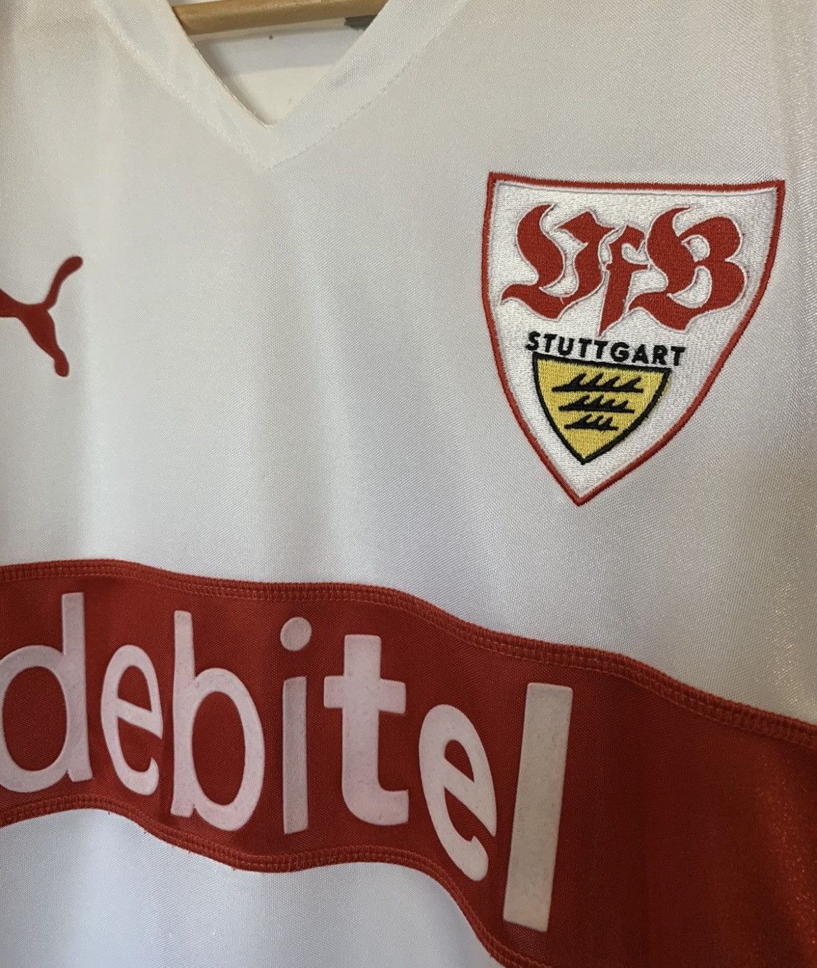Puma STUTTGART PUMA 2004/2005 HOME KIT SOCCER JERSEY FOOTBALL Size US XL / EU 56 / 4 - 7 Thumbnail