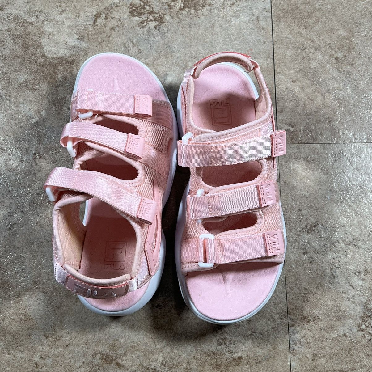 Fila Fila Tapered Sandals Pink Women Lifestyle Strap Platform Size US 6 / IT 36 - 5 Thumbnail
