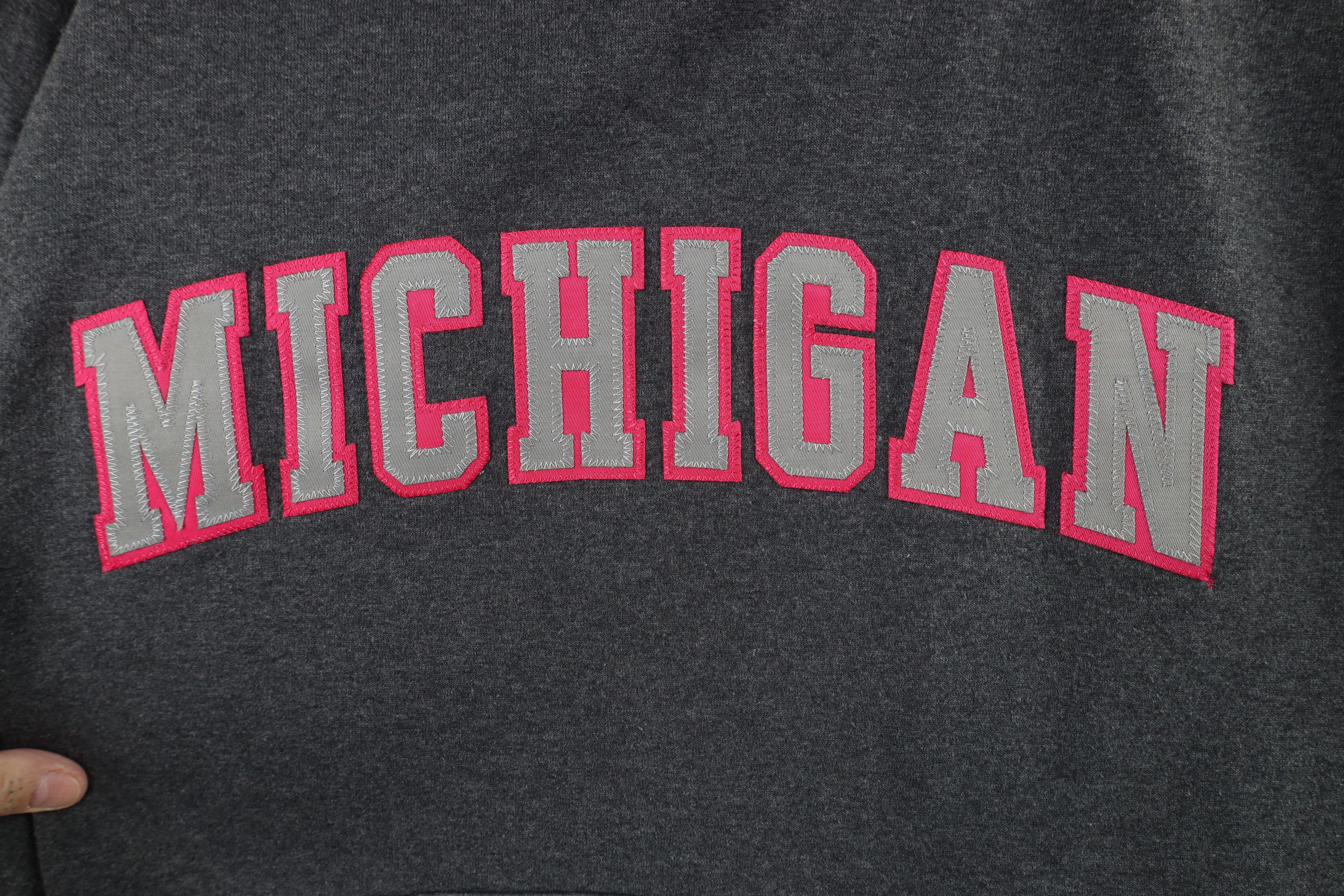 Champion × Vintage Vintage Champion Reflective University of Michigan Hoodie Size S / US 4 / IT 40 - 6 Thumbnail
