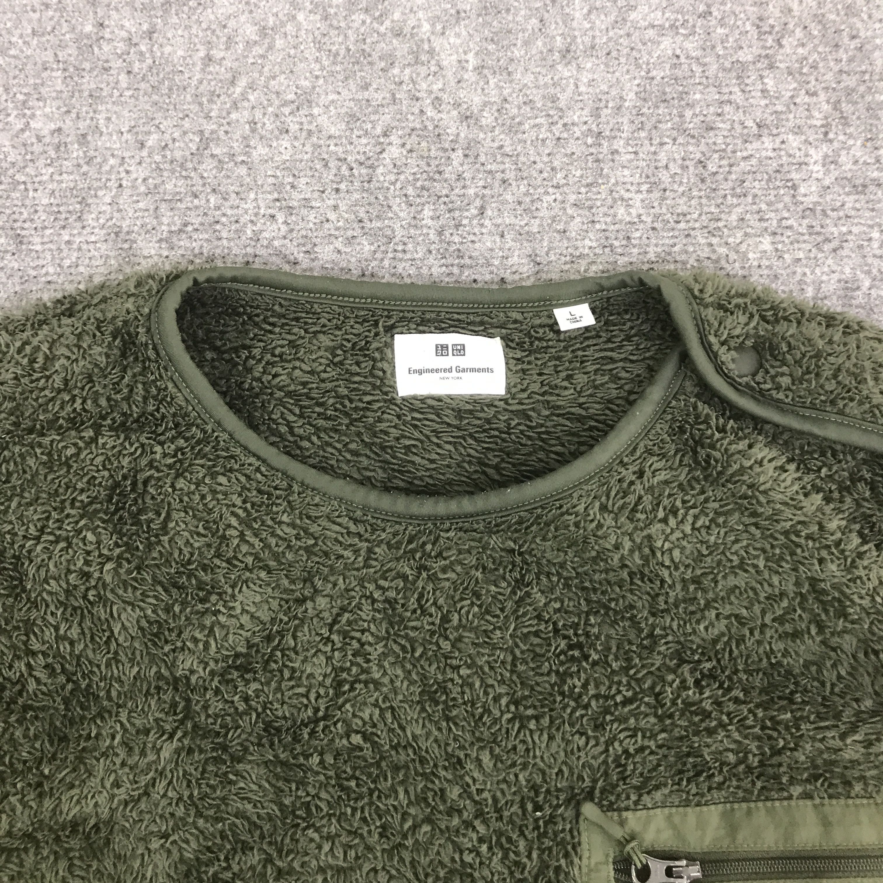 Engineered Garments ENGINEERED GARMENTS x UNIQLO FLEECE SWEATSHIRT K121B4 Size US L / EU 52-54 / 3 - 9 Thumbnail