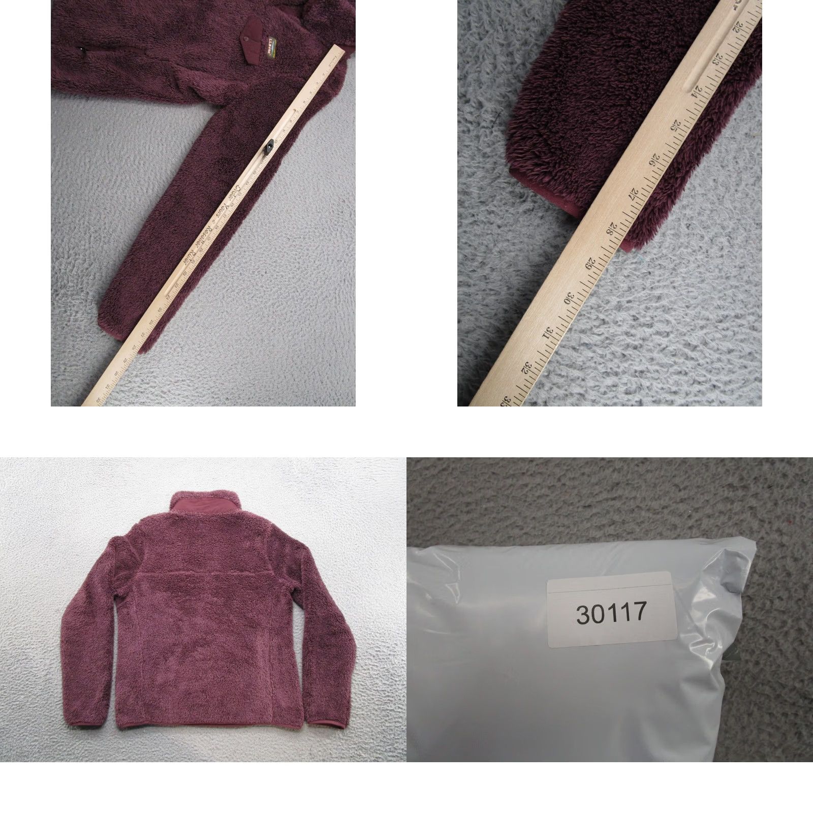 Vintage L.L. Bean Fleece Pullover Sweater Women's XS Purple Long Sleeve Mock Neck Cozy Classic Outdoor Slim Pullover" Size XS / US 0-2 / IT 36-38 - 8 Thumbnail