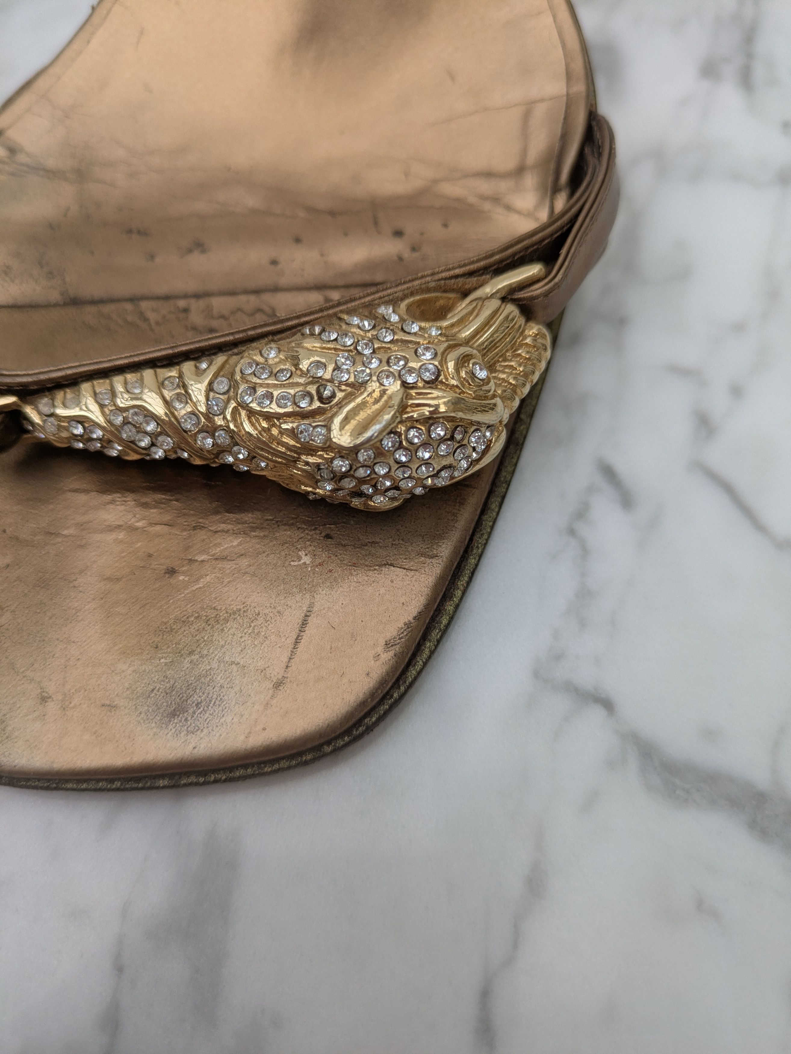 Gucci Tom Ford Gucci embellished heels Fall 2000 Collection Size US 6.5 / IT 36.5 - 4 Thumbnail