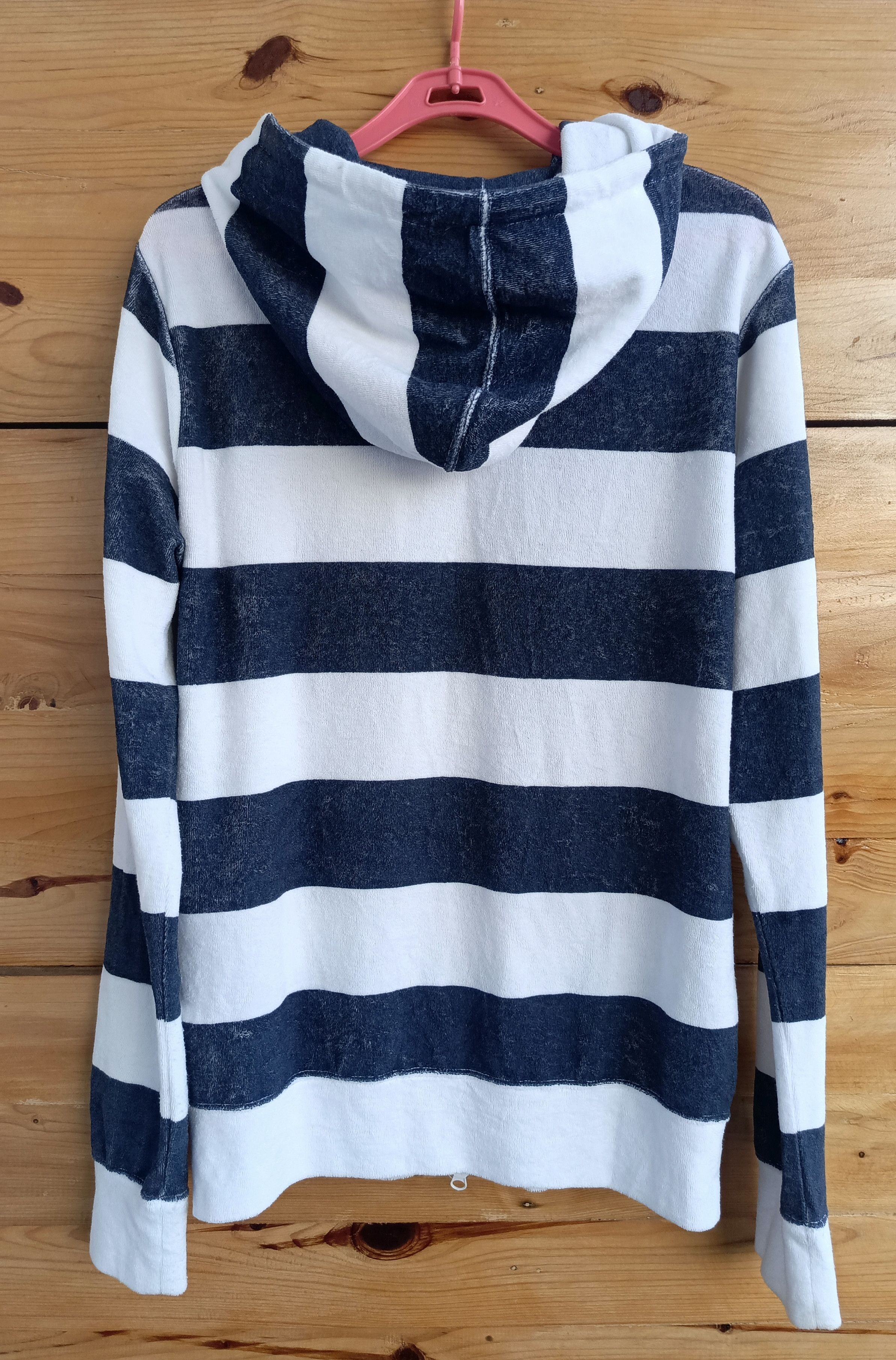 Mari's Rock Striped Fur Velvet Hoodie Size US M / EU 48-50 / 2 - 6 Thumbnail