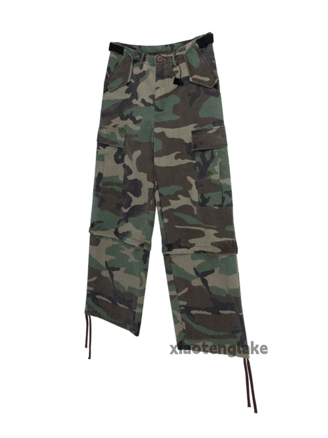 Designer × Japanese Brand × Vintage utility military skate hiphop camo outdoor cargo pants Size US 36 / EU 52 - 2 Thumbnail