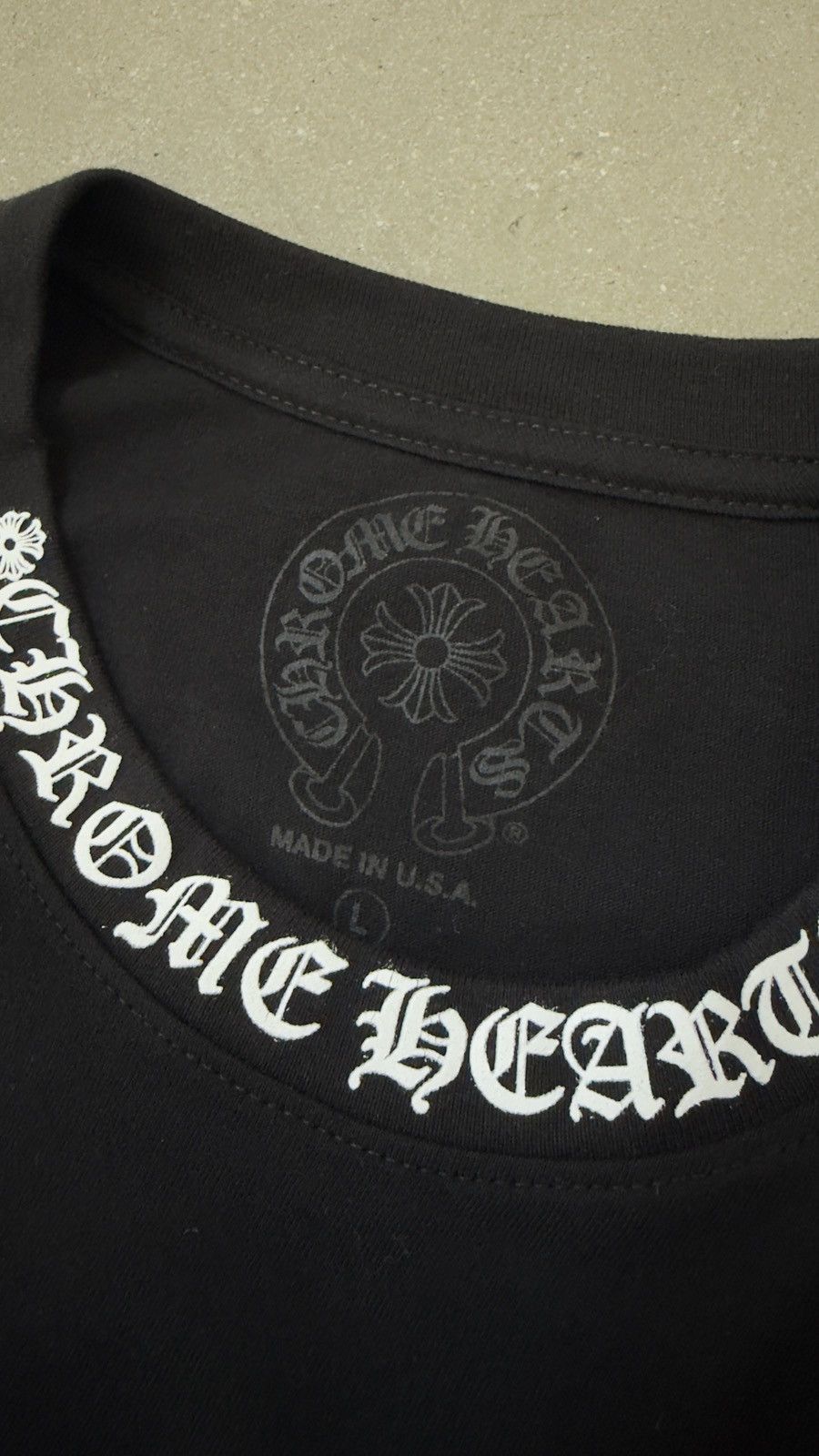 Chrome Hearts Chrome Hearts Collar Logo Long Sleeve T-Shirt Size US L / EU 52-54 / 3 - 2 Thumbnail