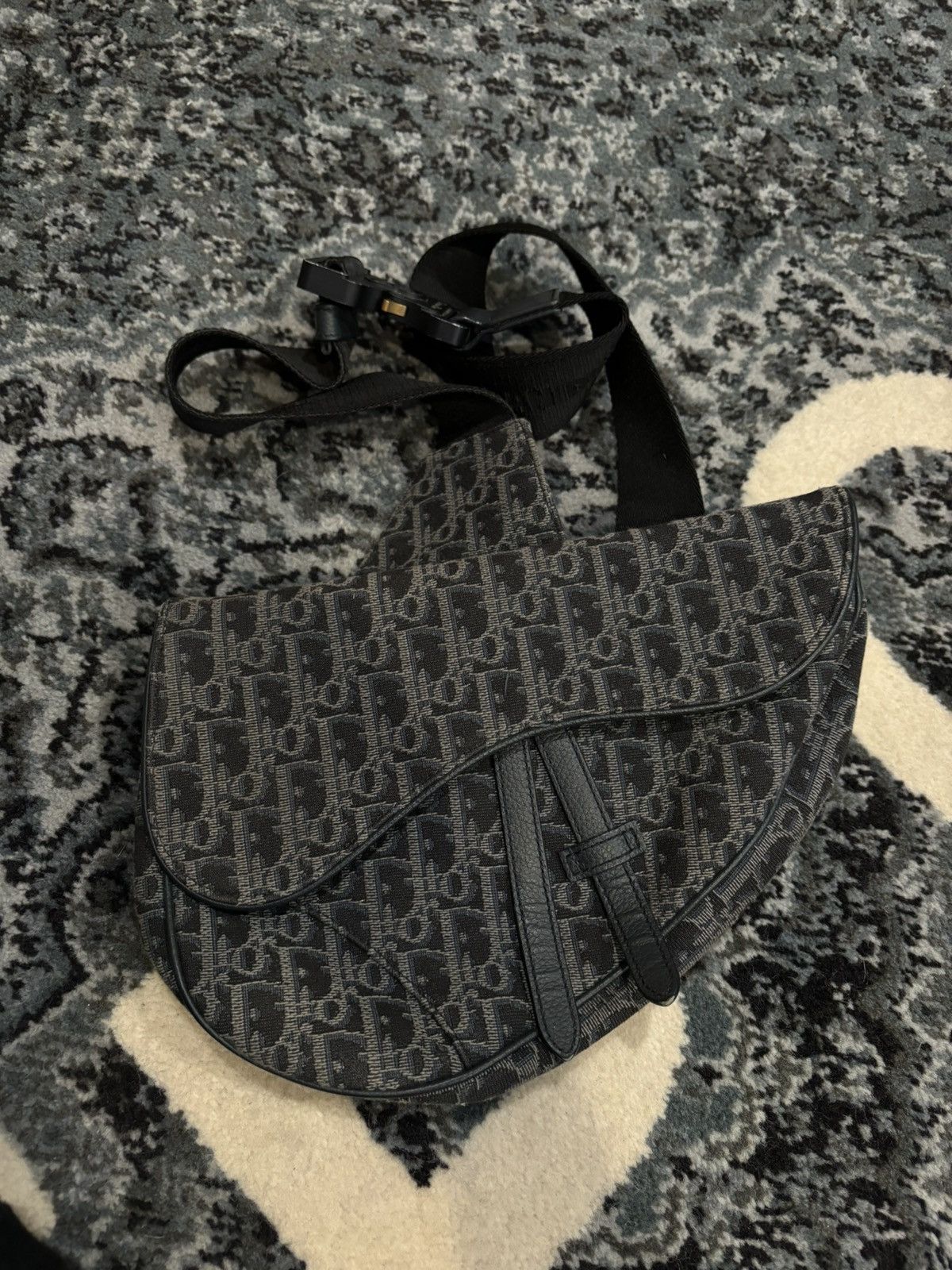 Dior Dior saddle bag black Size ONE SIZE - 1 Thumbnail
