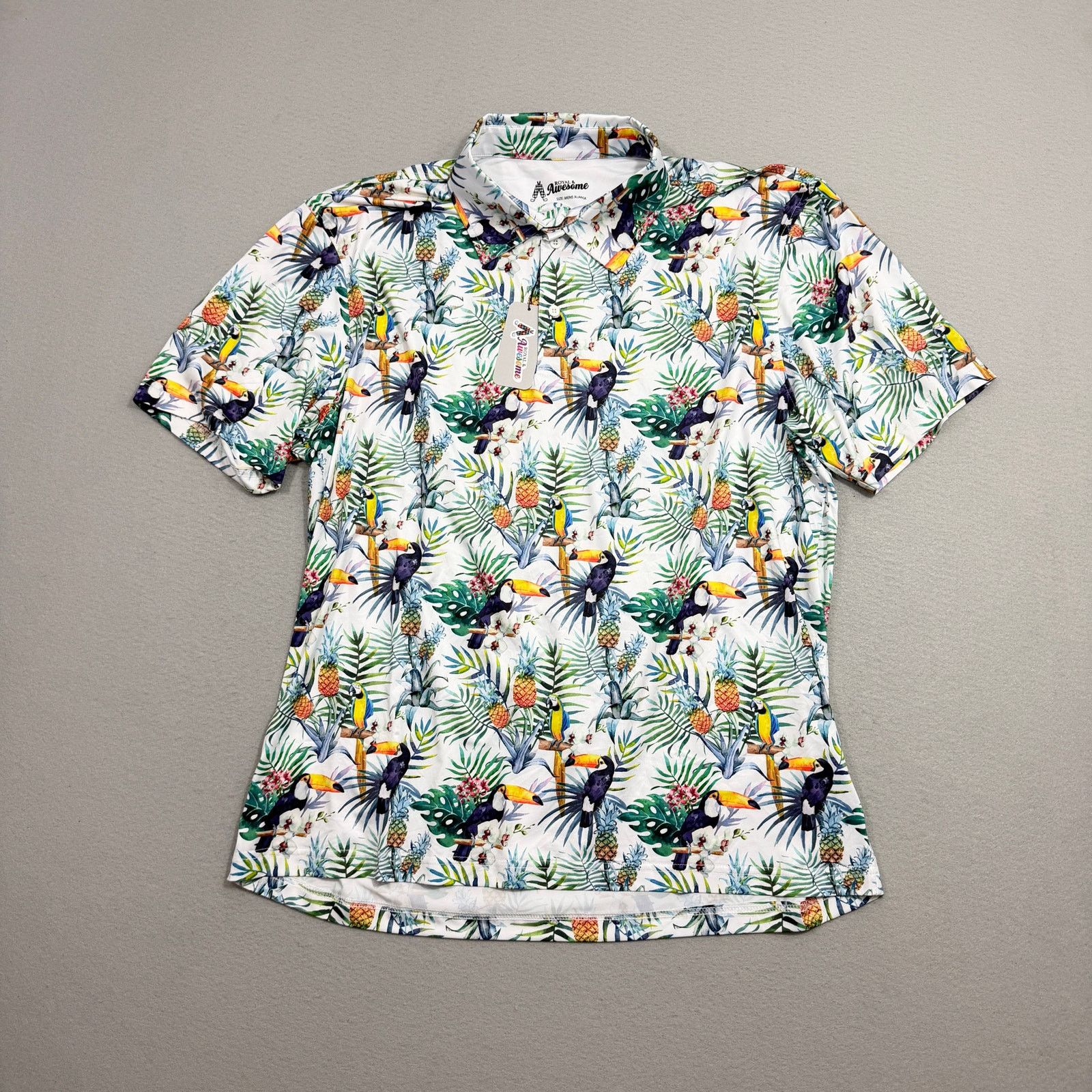 Vintage Royal and Awesome Golf Polo Shirt Men's Extra Large NEW Size US XL / EU 56 / 4 - 1 Thumbnail