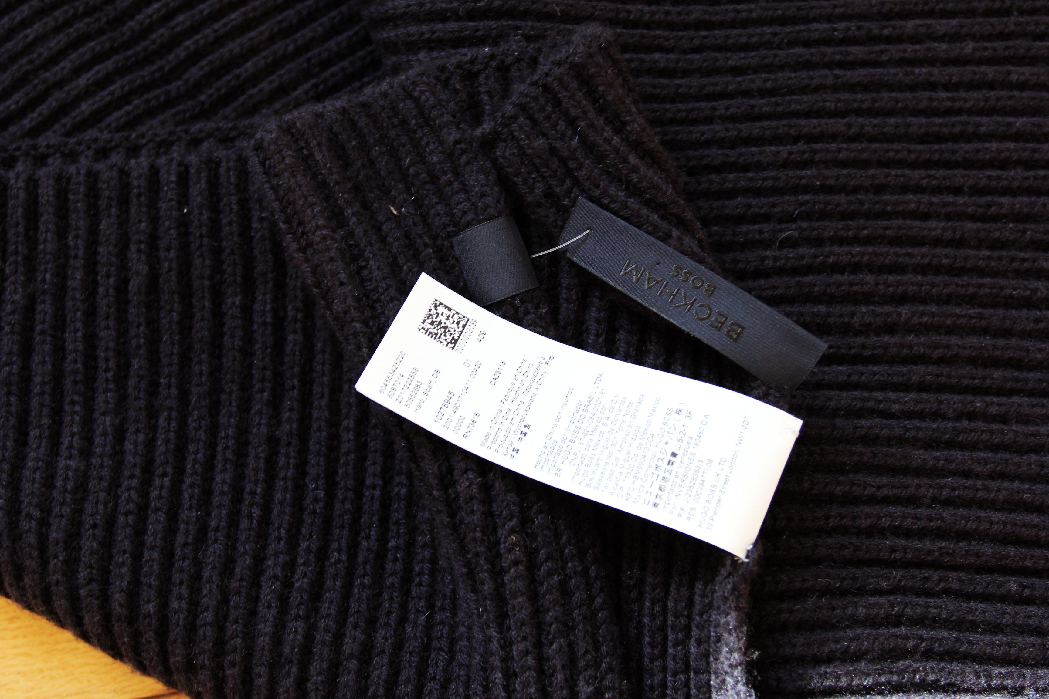 Hugo Boss BNWT AW25 HUGO BOSS x BECKHAM WOOL CASHMERE SCARF Size ONE SIZE - 3 Thumbnail