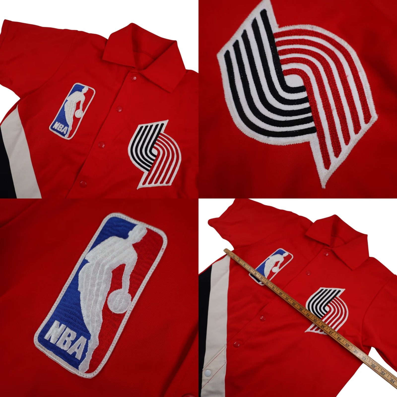 Vintage VINTAGE Medalist Portland Blazers Warm Up Shooter Jersey Mens M Red 1983-84 Game Worn Size US M / EU 48-50 / 2 - 8 Thumbnail