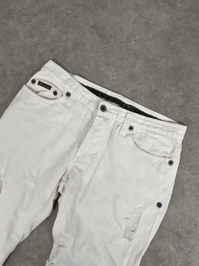 Dolce & Gabbana SS2004 Dolce & Gabbana White Distressed Jeans Size US 30 / EU 46 - 6 Thumbnail