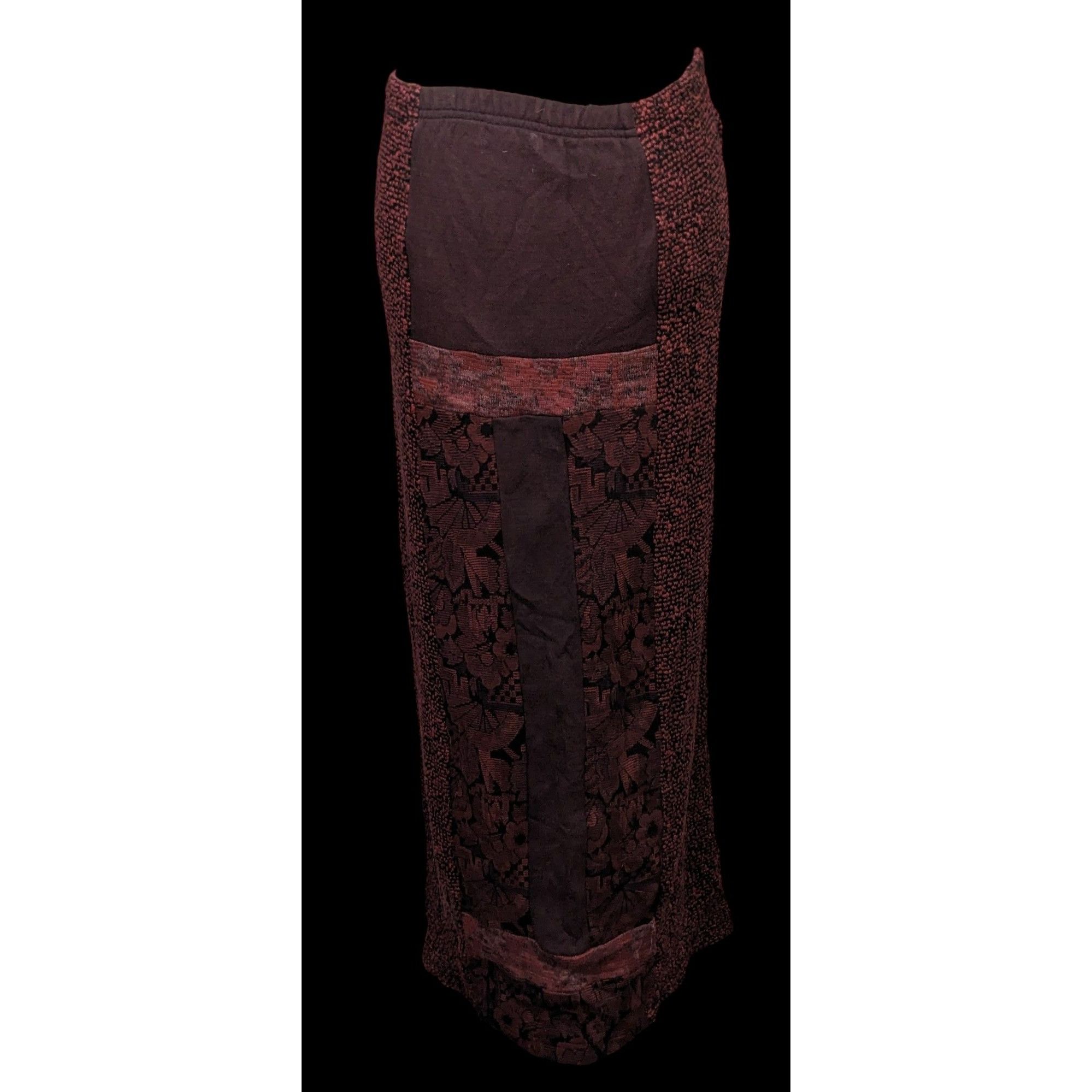 Other Vintage 80s Gothic Maxi Skirt by Outback Adventurous Clothin Size 26" / US 2 / IT 38 - 1 Thumbnail