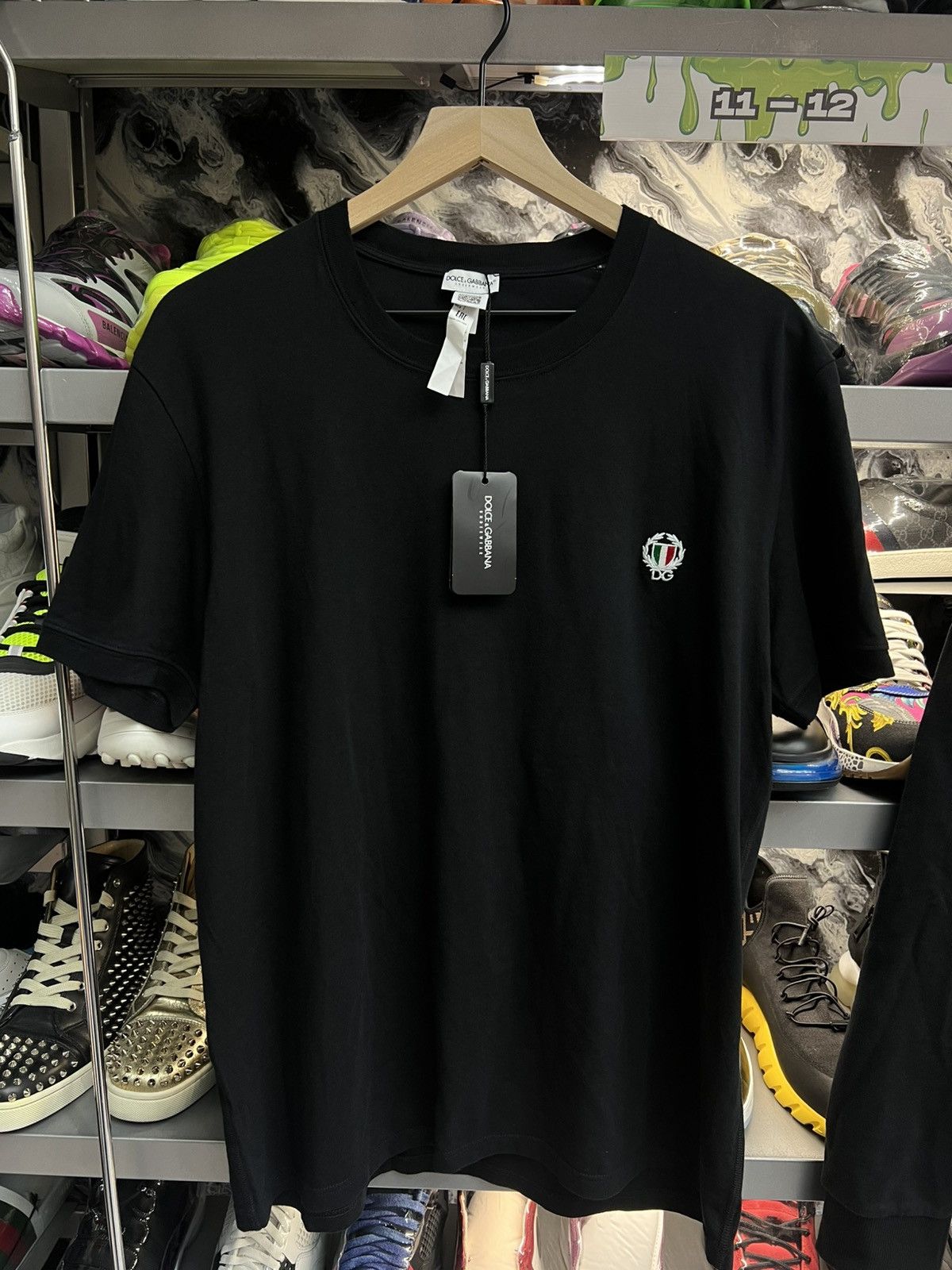 Dolce & Gabbana Dolce & Gabbana Black Tee Size US XL / EU 56 / 4 - 1 Thumbnail