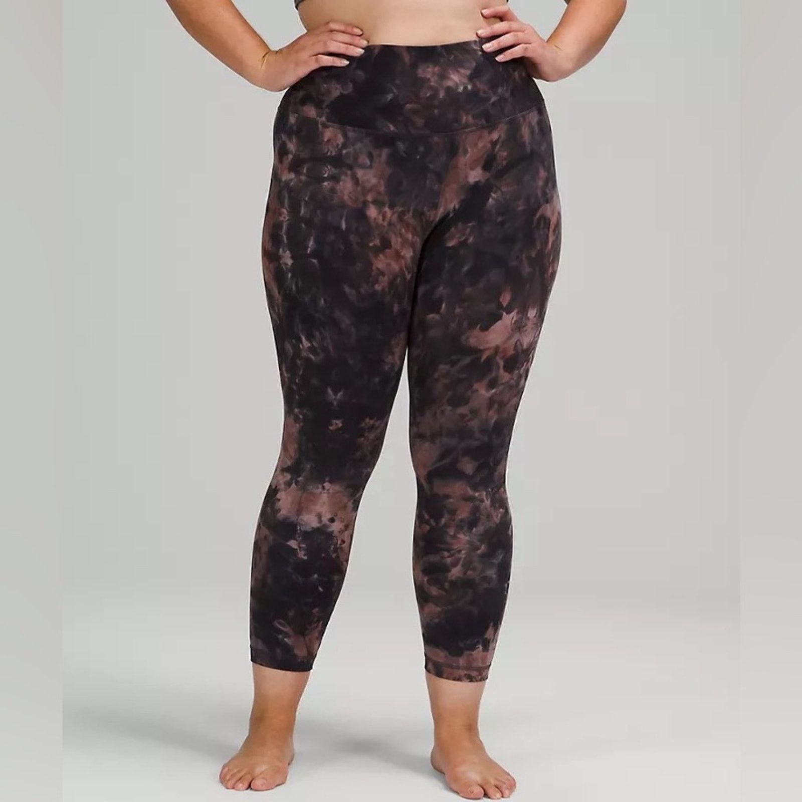 Lululemon NEW! Align High Rise Pant 25” 20 Diamond Dye Graphite Gray Size 42" / US 20 - 7 Thumbnail