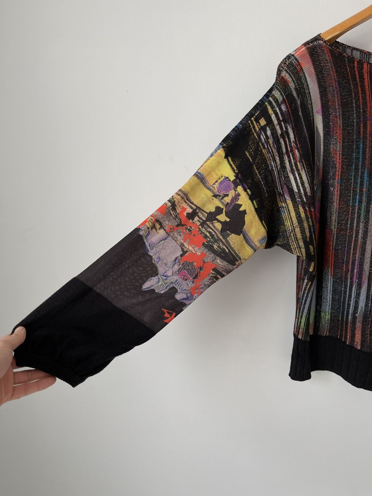 Japanese Brand Save The Queen Avant Garde Japanese Knitted Top Sweater Size S / US 4 / IT 40 - 4 Thumbnail