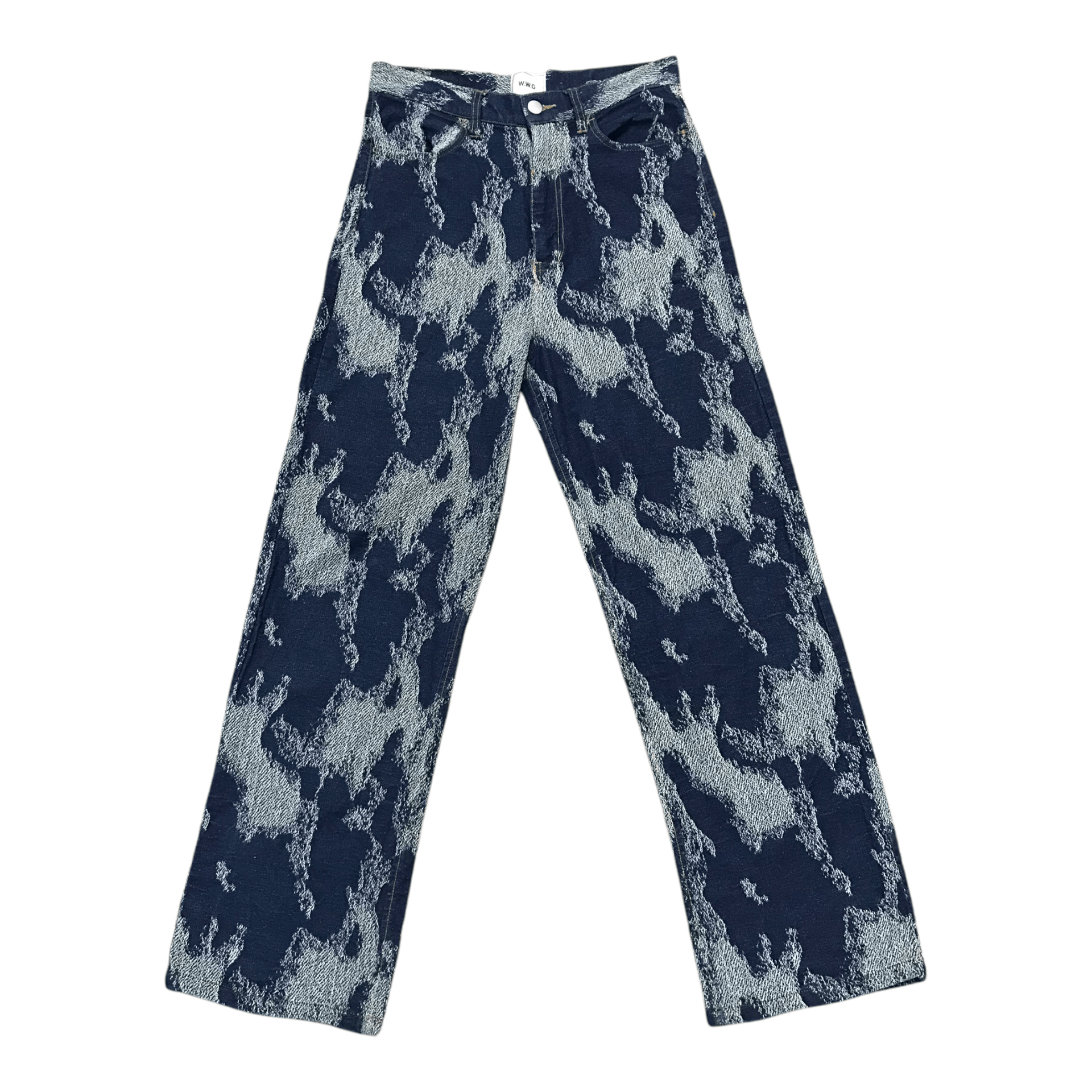 Hysteric Glamour × If Six Was Nine × Le Grande Bleu (L.G.B.) Flare W.W.G Blue Like sashiko Straight Cut Pant Size US 28 / EU 44 - 2 Thumbnail