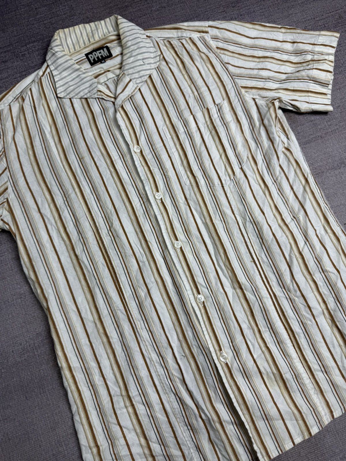 PPFM PPFM STRIPE SHIRT Size US M / EU 48-50 / 2 - 2 Thumbnail
