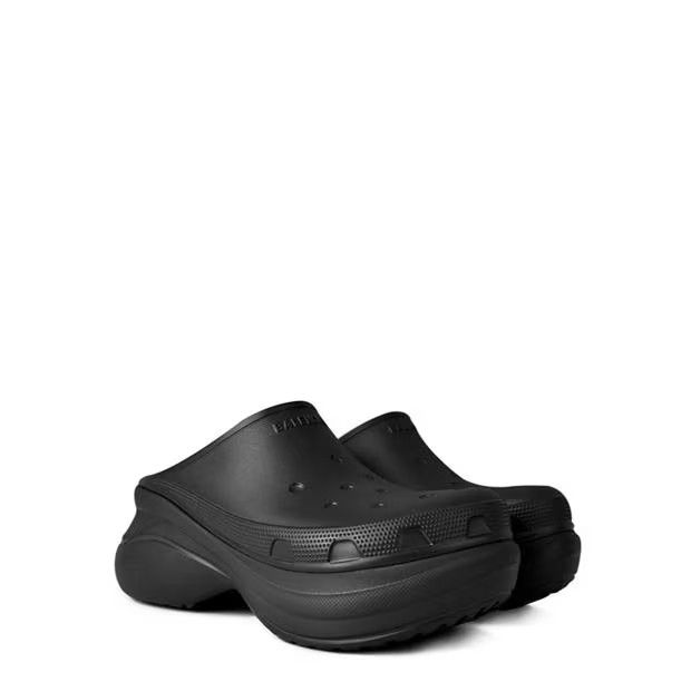 Balenciaga o1g2r1mq0924 Crocs Mule in Black Size US 8 / IT 38 - 3 Thumbnail