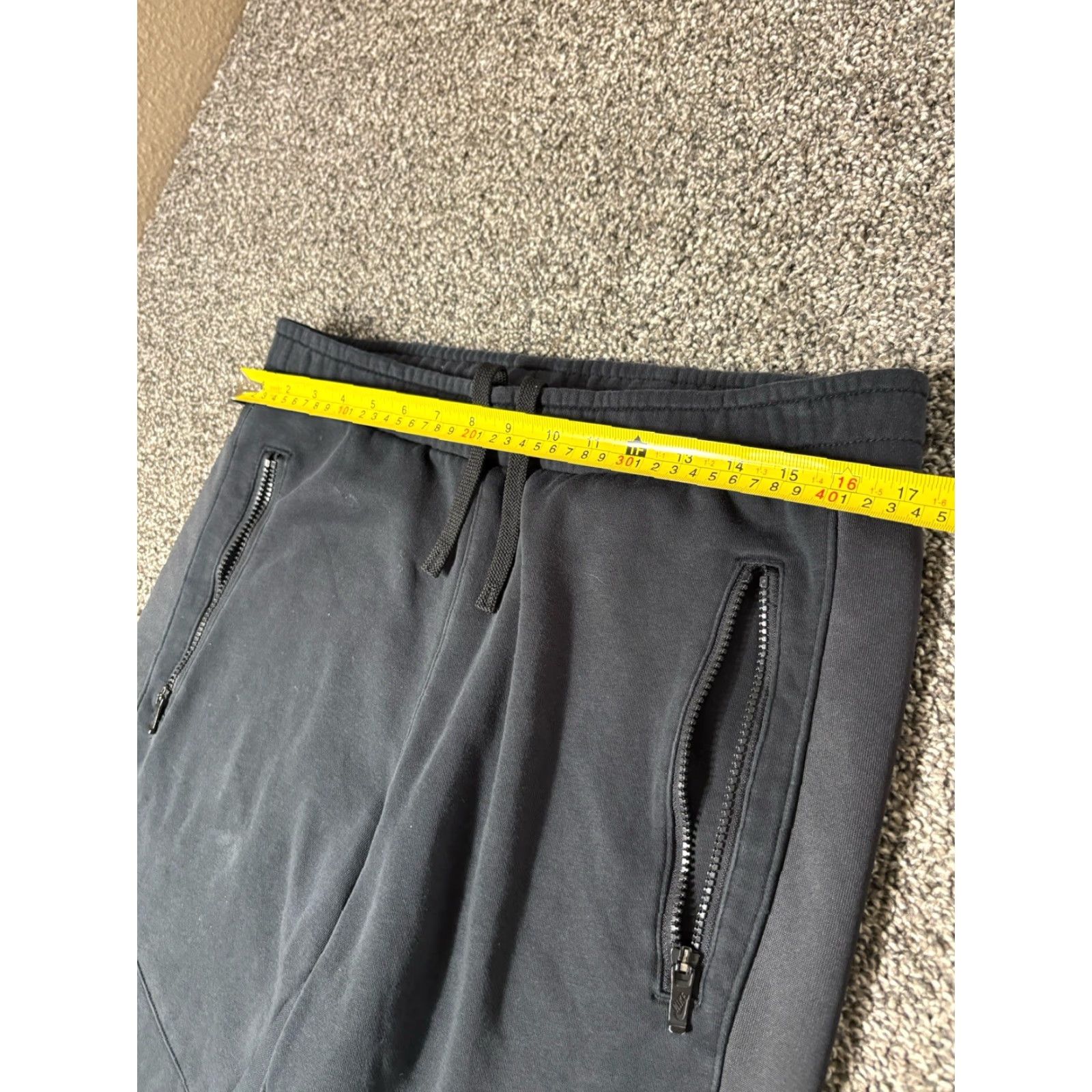 Nike Nike Mens Medium Black Tech Fleece Joggers Sweatpants DV2330 Zip Pockets Size US 31 - 4 Thumbnail