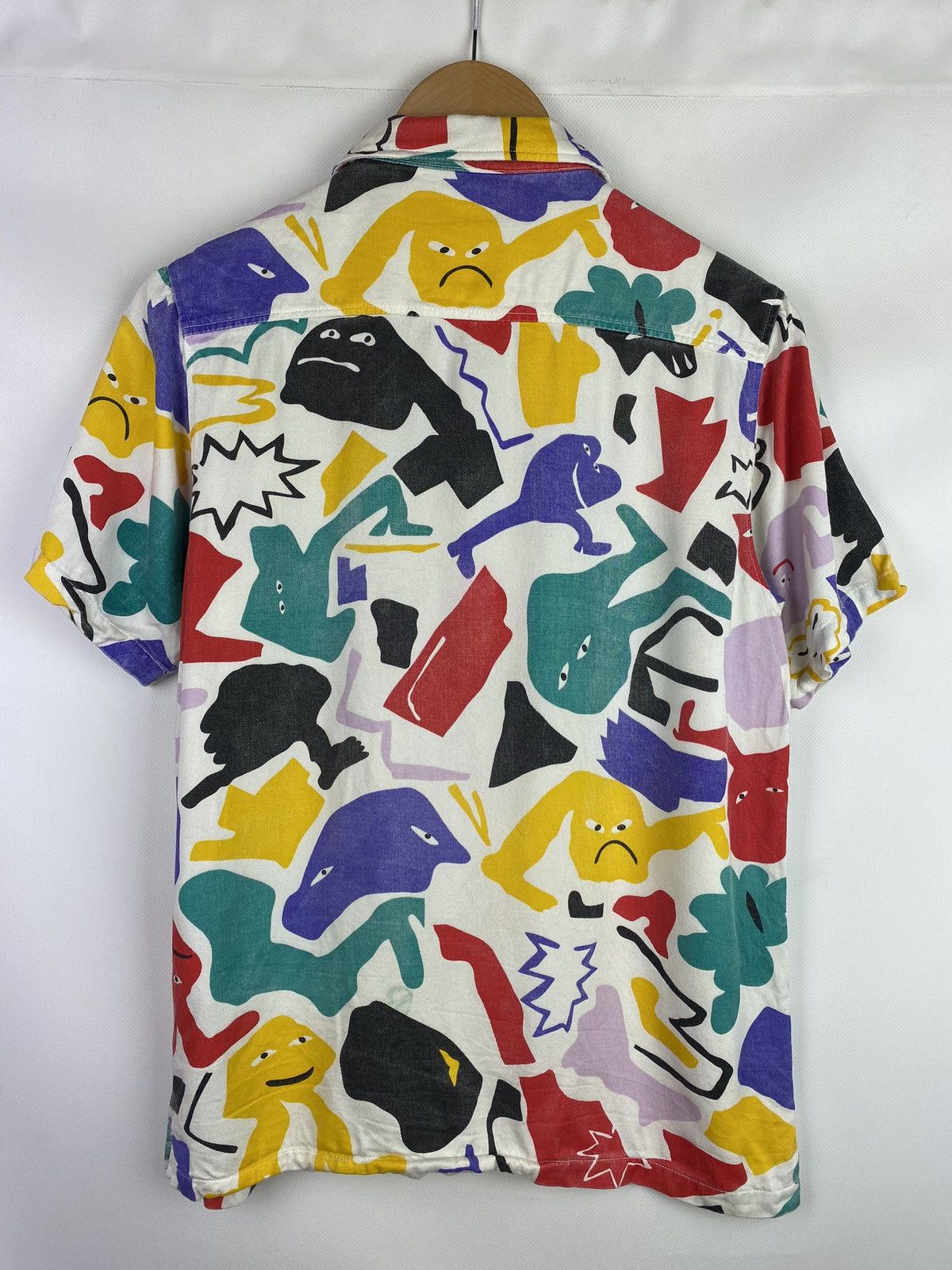 Other Lazy Oaf men’s viscose short sleeve overprinted shirt Size US XS / EU 42 / 0 - 14 Thumbnail